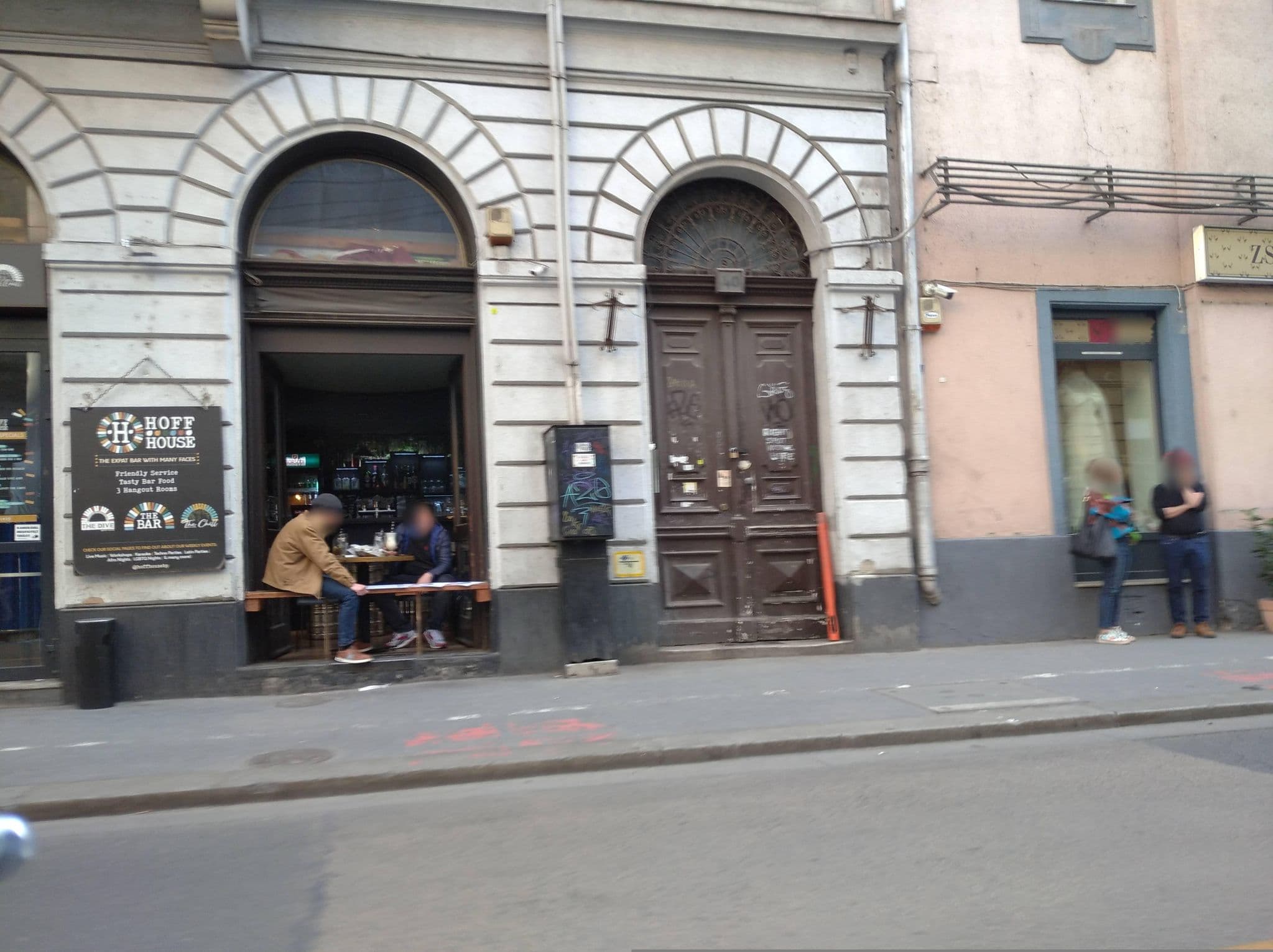Street view near Budapest Mood Hostel, Budapest VI. kerület — © grozsa11 (CC BY-SA · Mapillary)