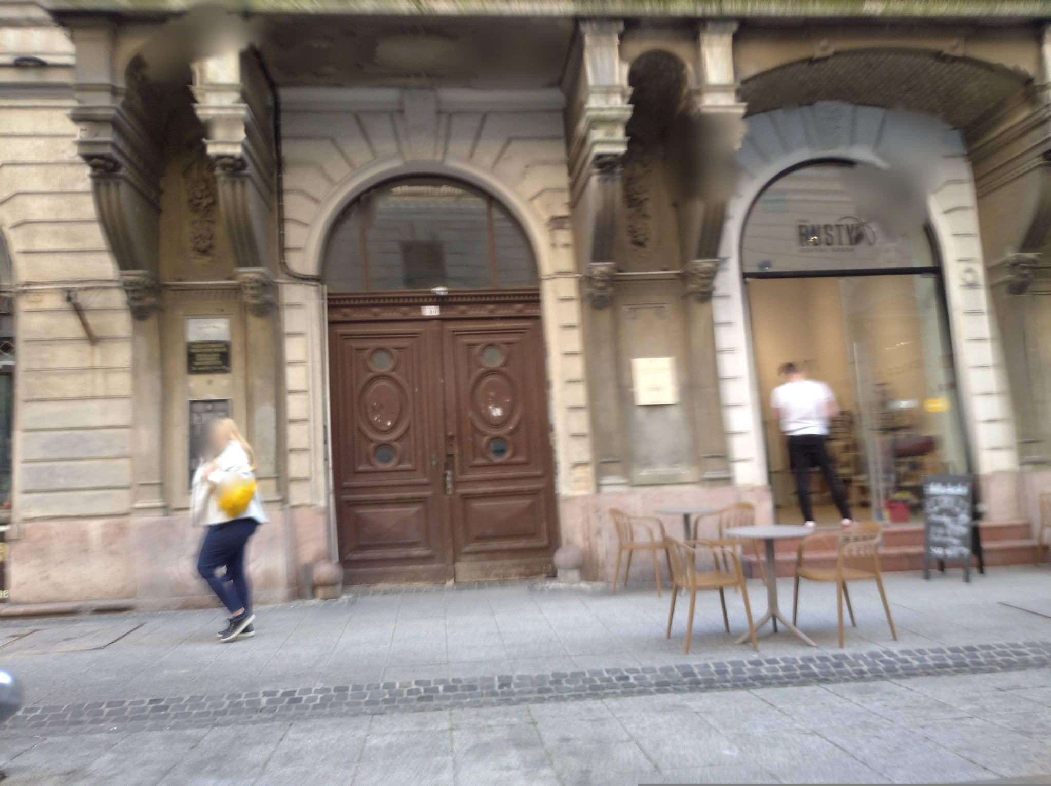 Street view near Room 110, Budapest V. kerület — © grozsa11 (CC BY-SA · Mapillary)