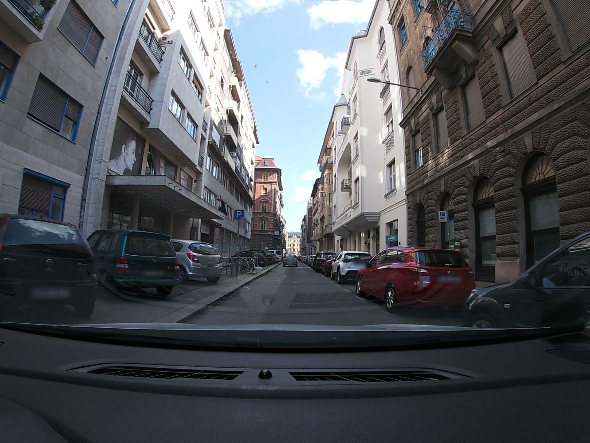 Street view near Omega Hostel, Palotanegyed — © vst (CC BY-SA · Mapillary)