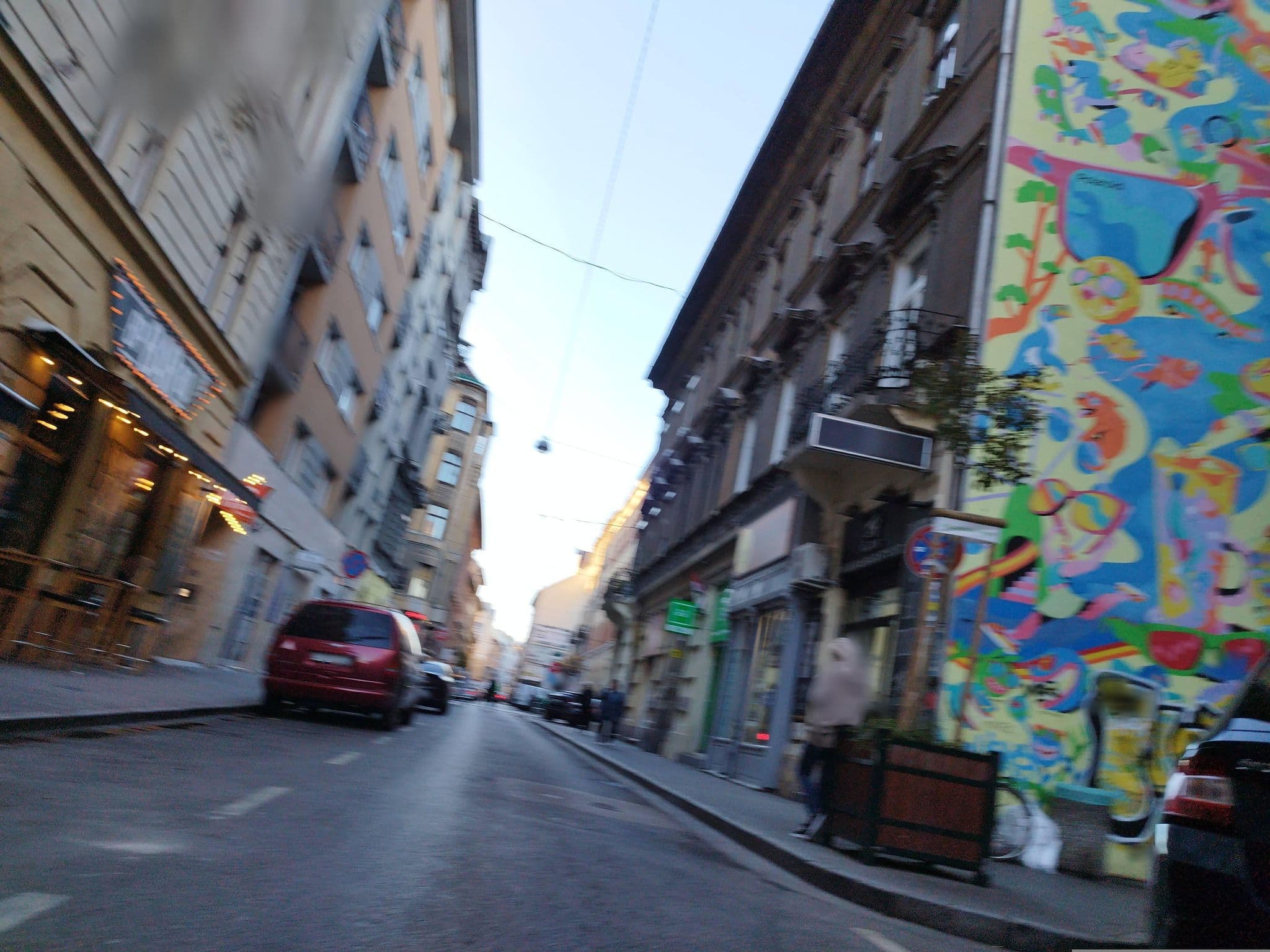 Street view near Akácfa Studio at Gozsdu Court, Erzsébetváros — © grozsa11 (CC BY-SA · Mapillary)