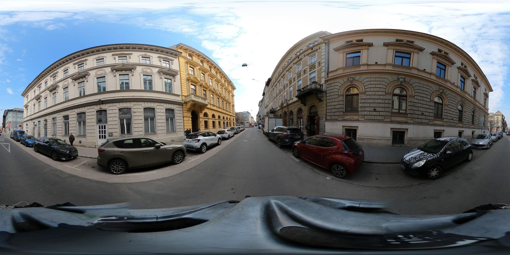 Street view near Carmen Apartment Budapest, Budapest VI. kerület — © grozsa11 (CC BY-SA · Mapillary)