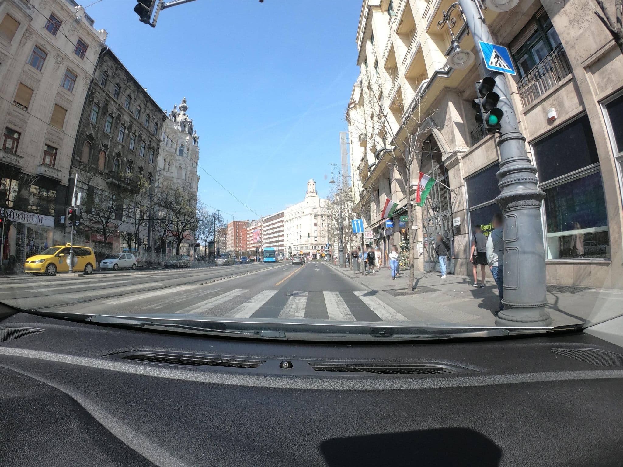 Street view near Budapest City Central Hotel, Palotanegyed — © vst (CC BY-SA · Mapillary)