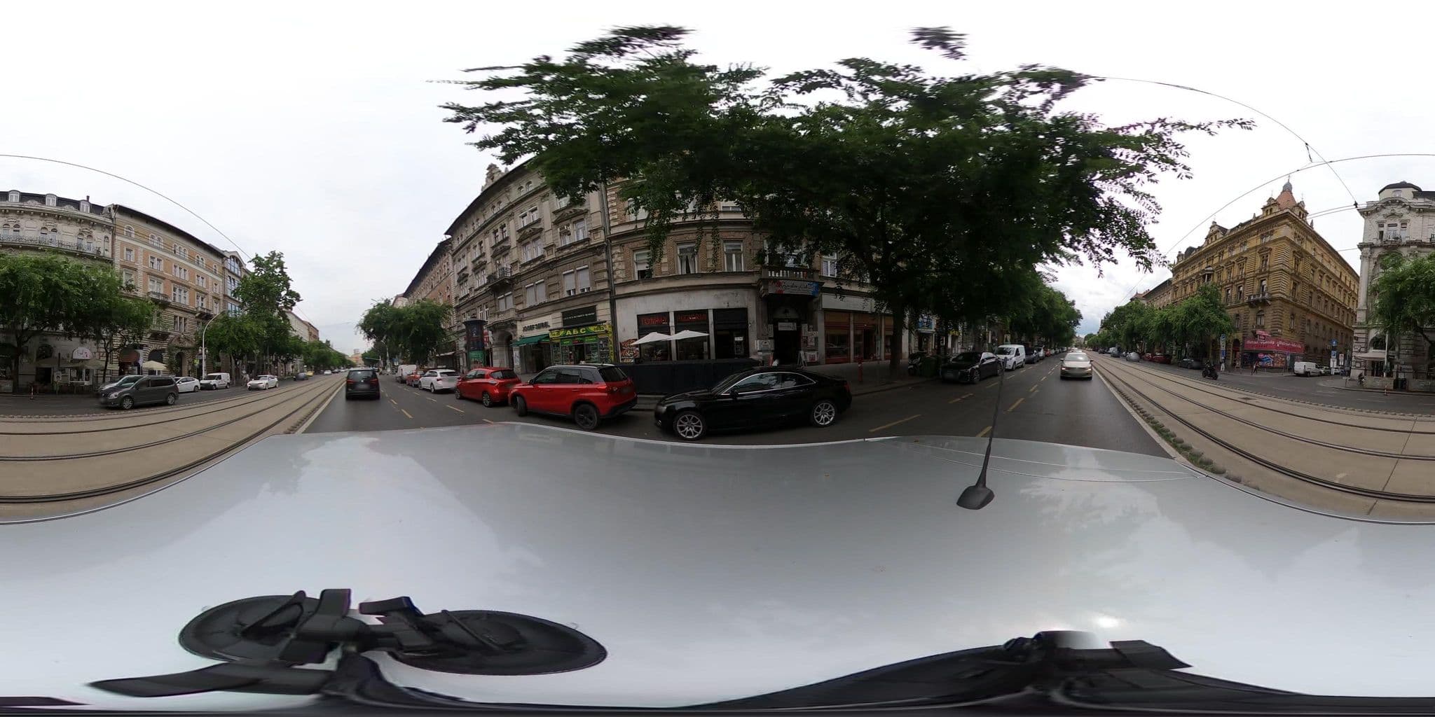 Street view near Oktogon Square Apartments, Budapest VI. kerület — © vst (CC BY-SA · Mapillary)