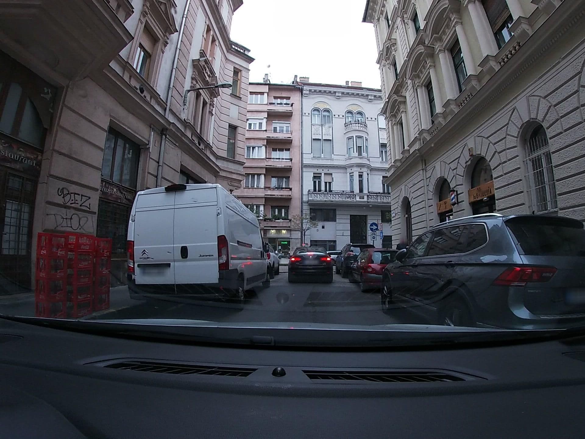 Street view near Budapest City Hostel, Belső-Ferencváros — © vst (CC BY-SA · Mapillary)