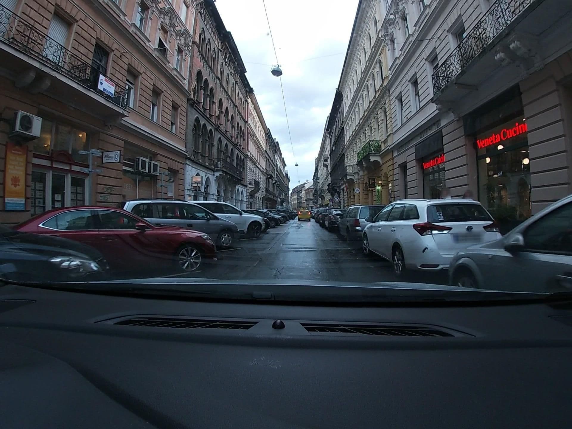 Street view near Forever Young Appartments, Budapest VI. kerület — © vst (CC BY-SA · Mapillary)