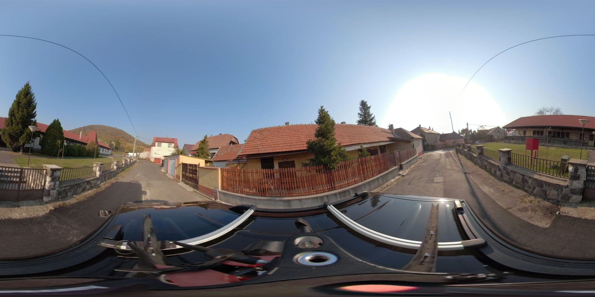 Street view near Kossuth-panzió, Sátoraljaújhely — © gmarta (CC BY-SA · Mapillary)