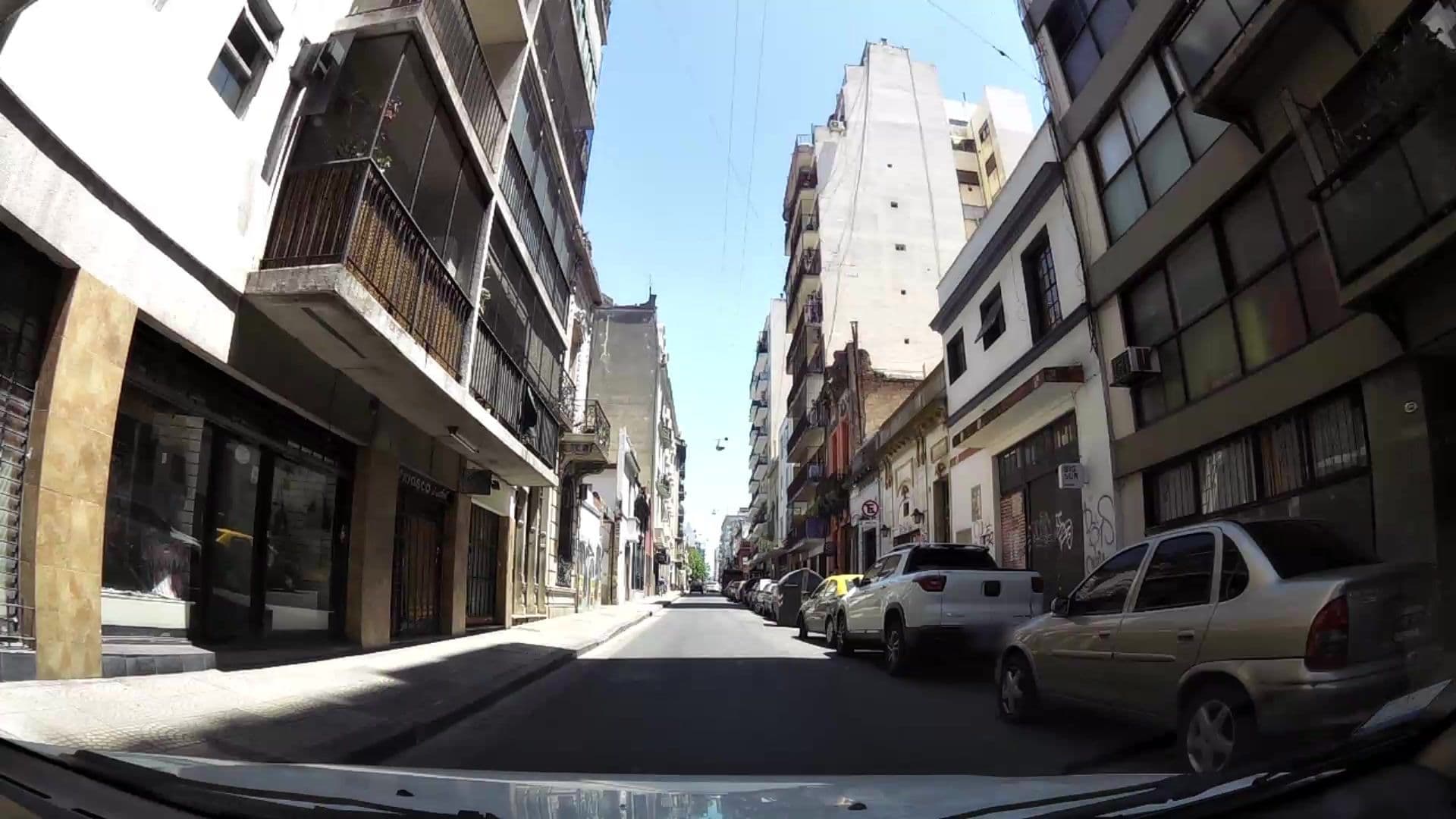 Street view near Hostelmo, Buenos Aires — © kaartcam (CC BY-SA · Mapillary)