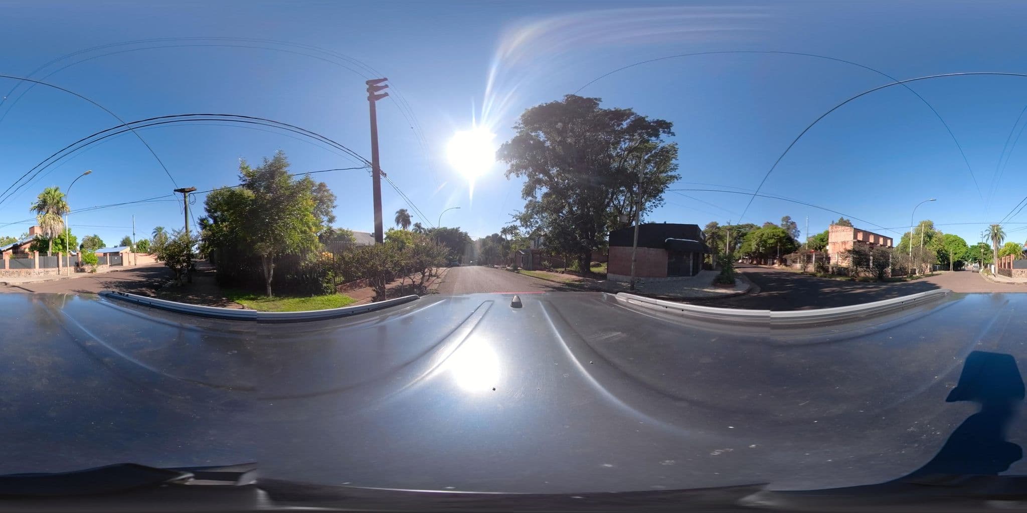 Street view near Hostel Fenix, Puerto Iguazú — © coralfm (CC BY-SA · Mapillary)