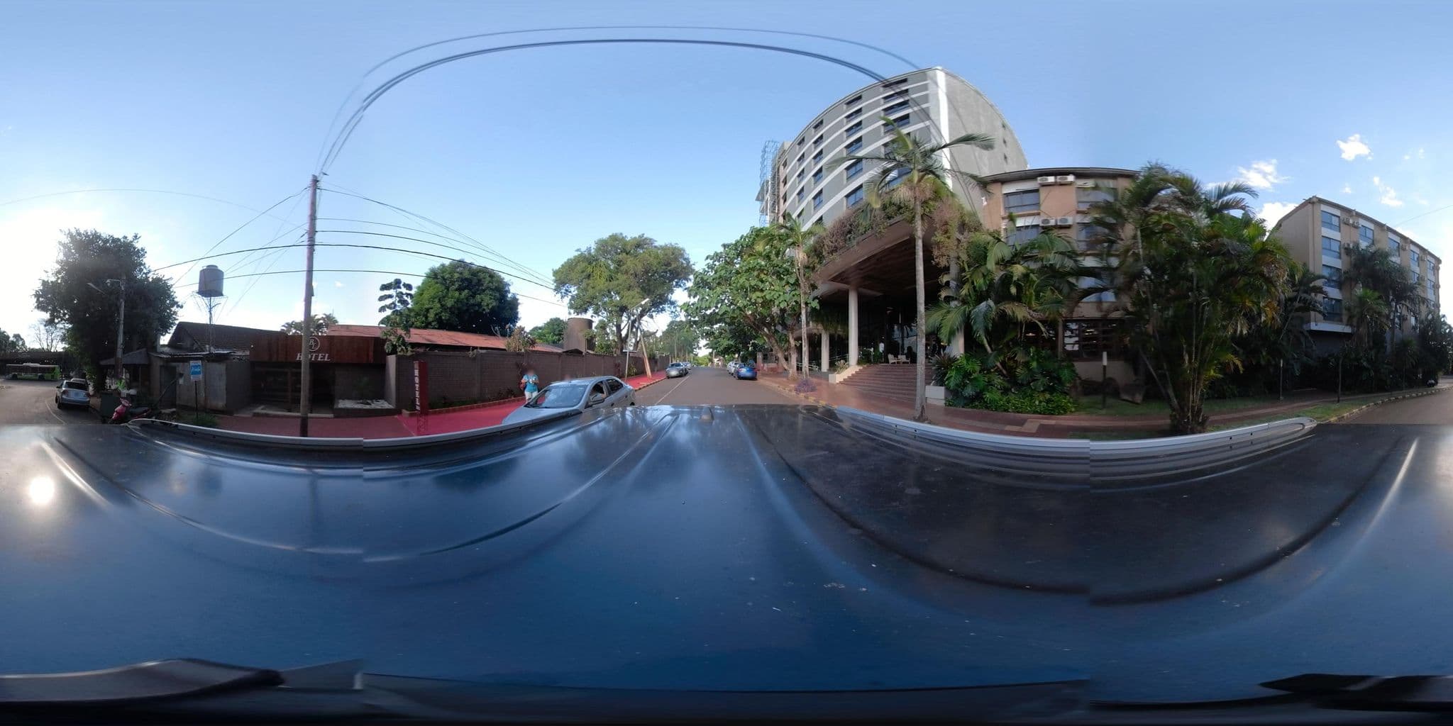 Street view near Hotel Saint George, Puerto Iguazú — © coralfm (CC BY-SA · Mapillary)
