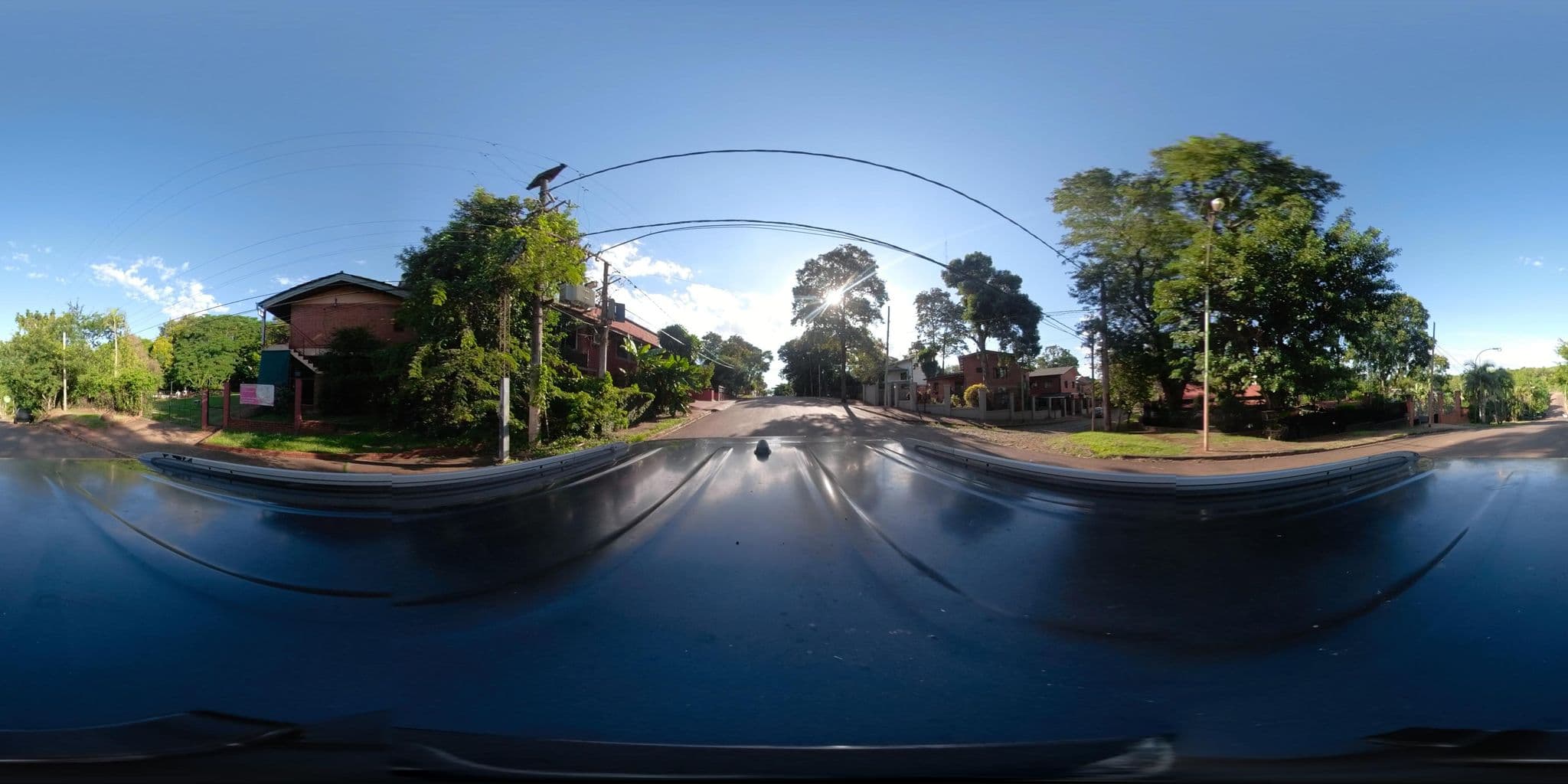 Street view near Posada Iguazu House, Puerto Iguazú — © coralfm (CC BY-SA · Mapillary)