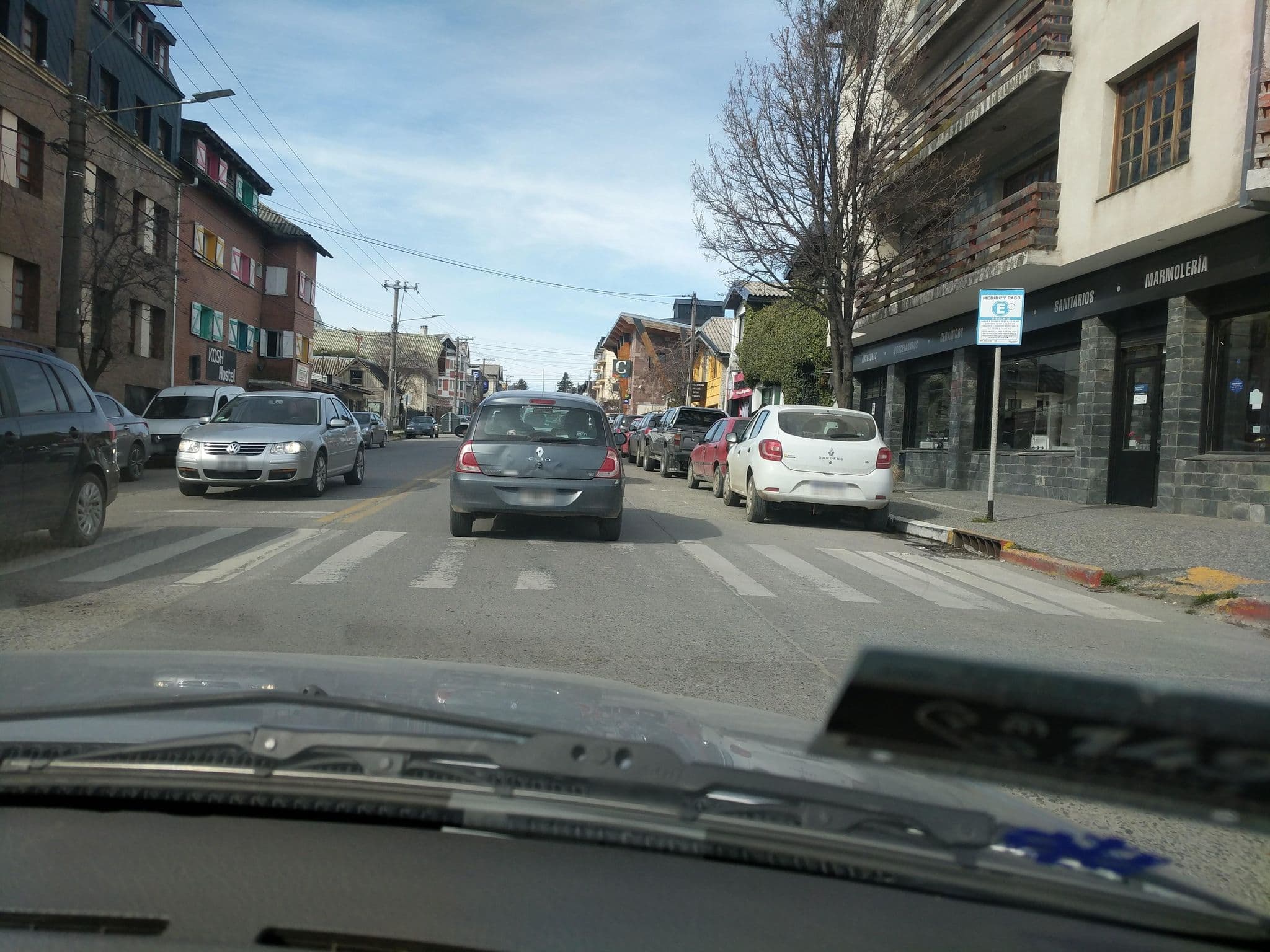 Street view near Hotel Meridiano Sur, San Carlos de Bariloche — © zentown (CC BY-SA · Mapillary)