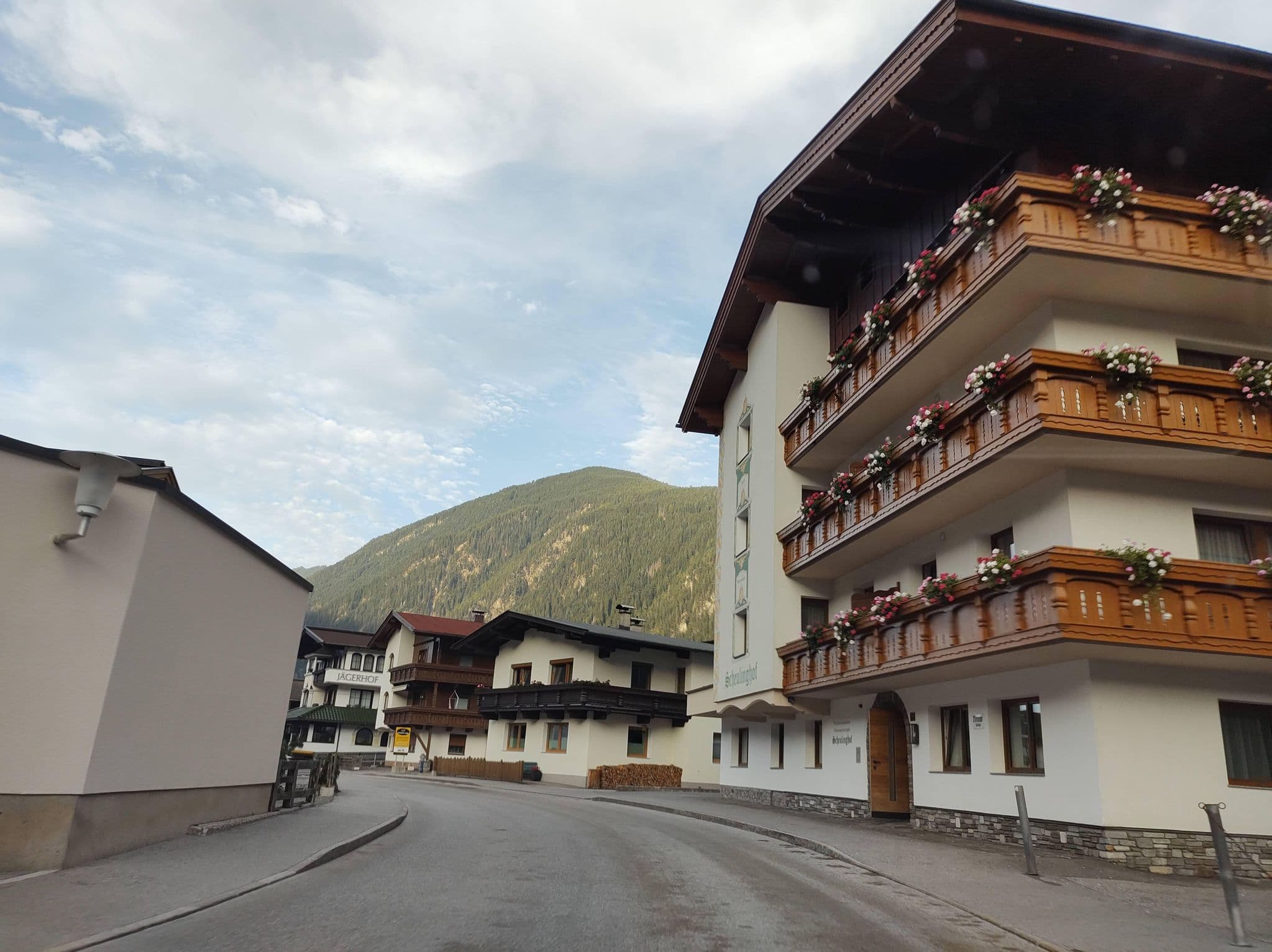 Street view near Pension Scheulinghof, Mayrhofen