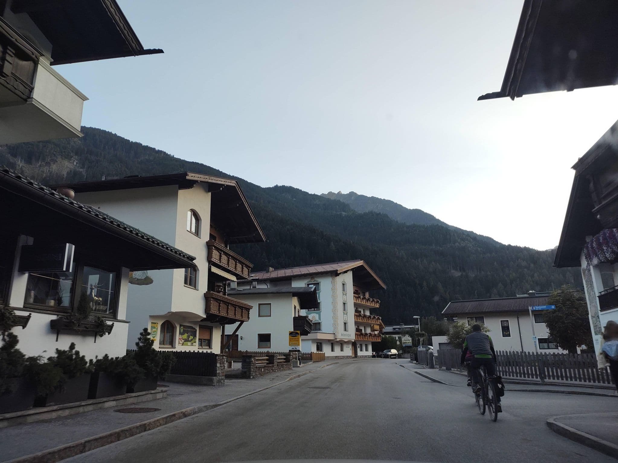 Street view near Hotel Jägerhof, Mayrhofen