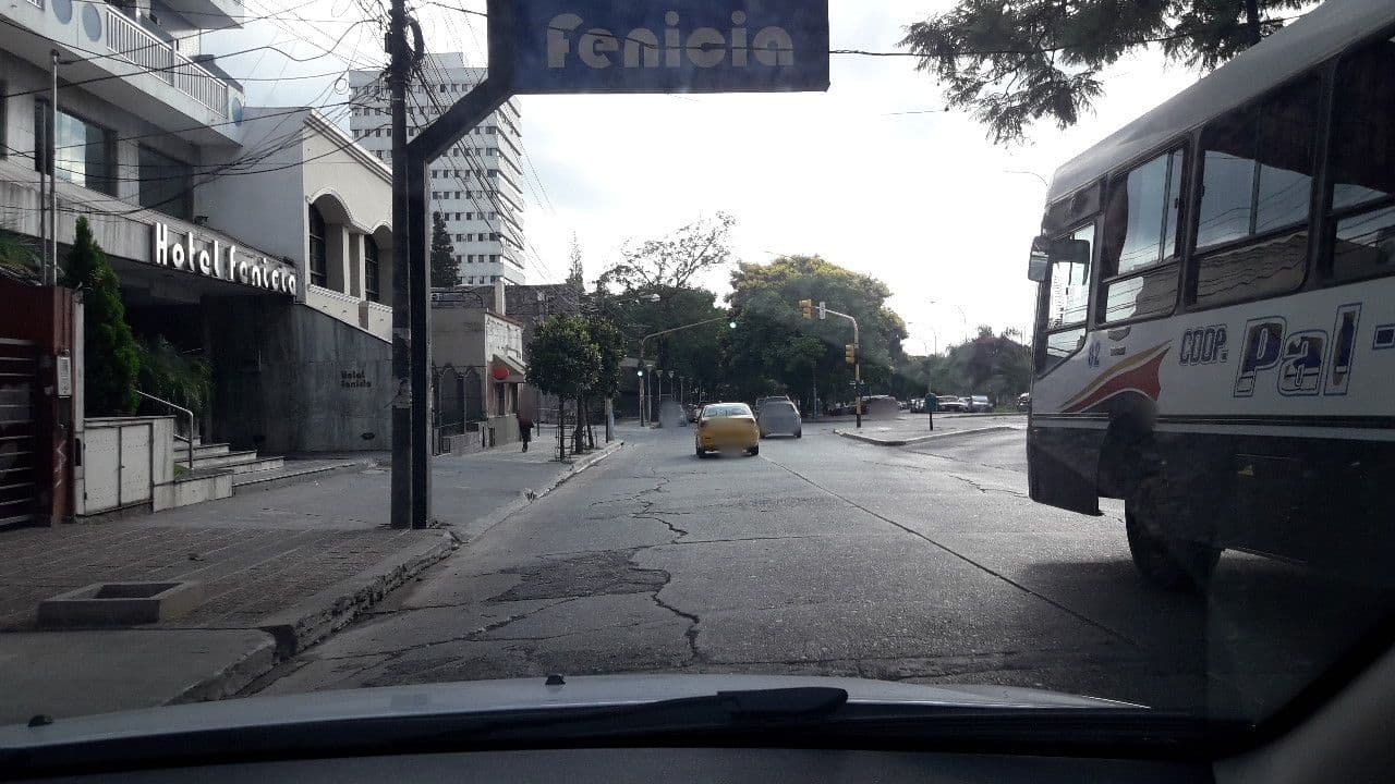 Street view near Hotel Fenicia, San Salvador de Jujuy — © agendagauchajujuy (CC BY-SA · Mapillary)