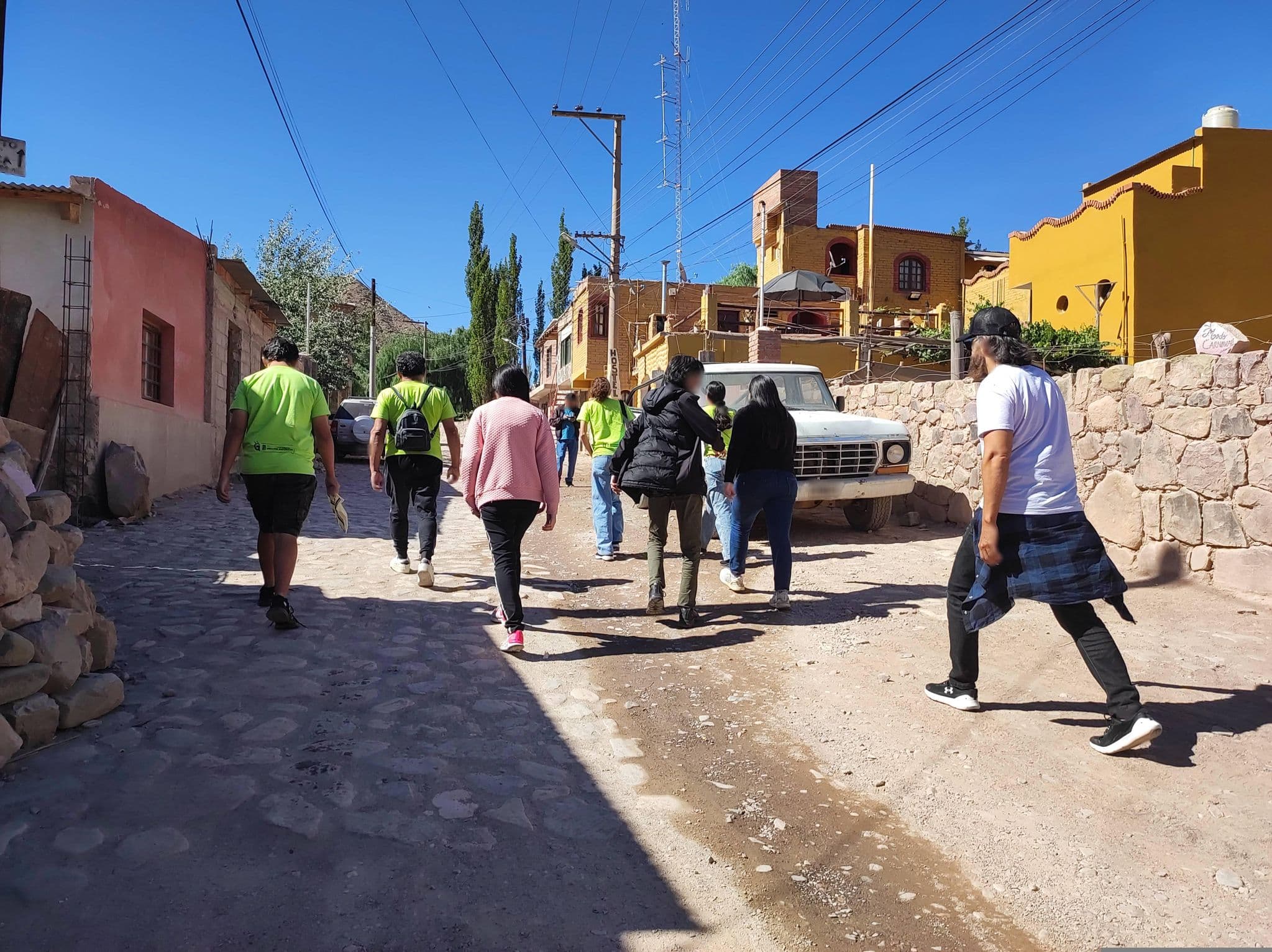 Street view near La Albahaca Hostel, Tilcara — © diegokrein (CC BY-SA · Mapillary)
