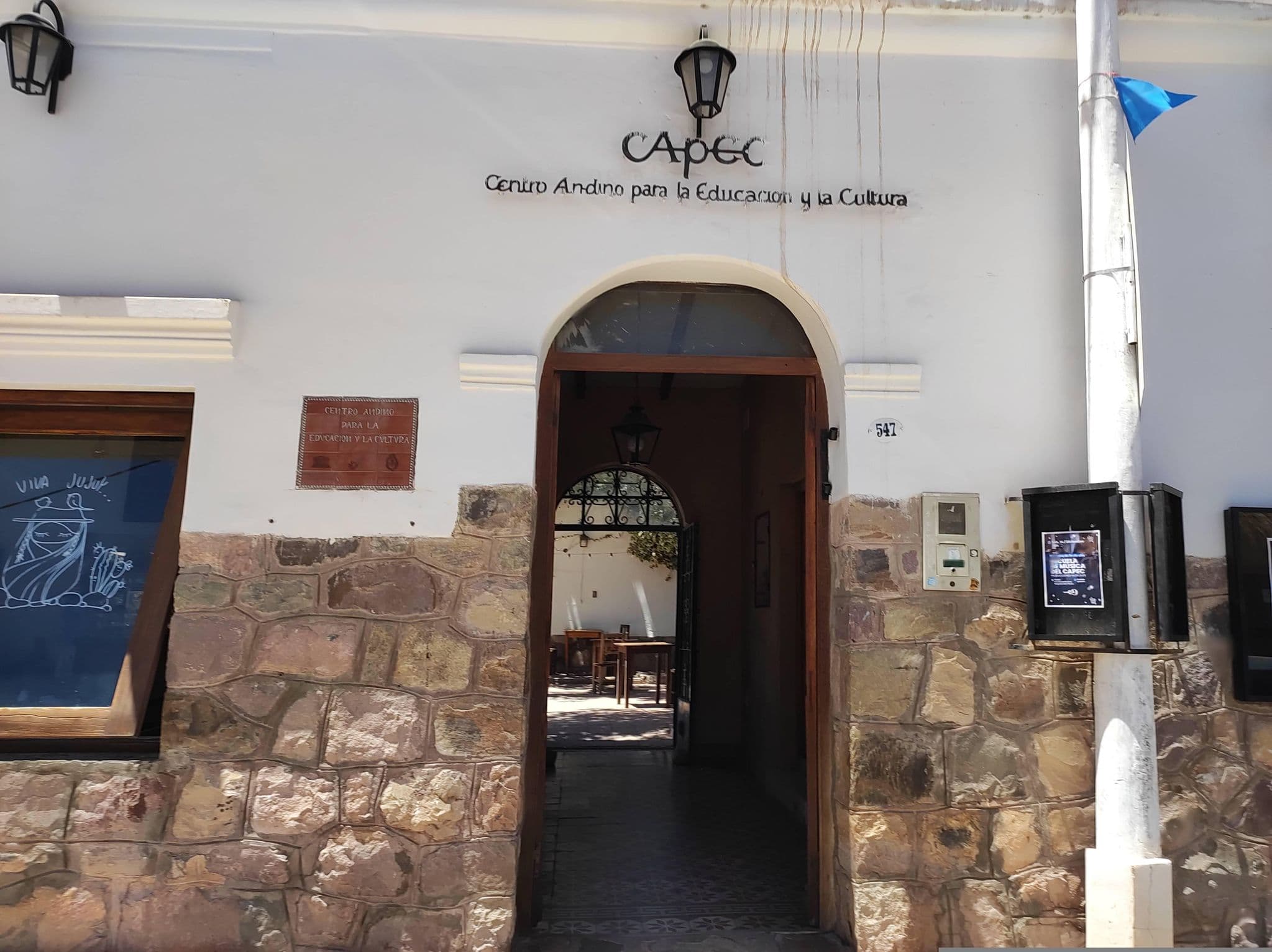 Street view near Capec Alojamiento, Tilcara — © diegokrein (CC BY-SA · Mapillary)