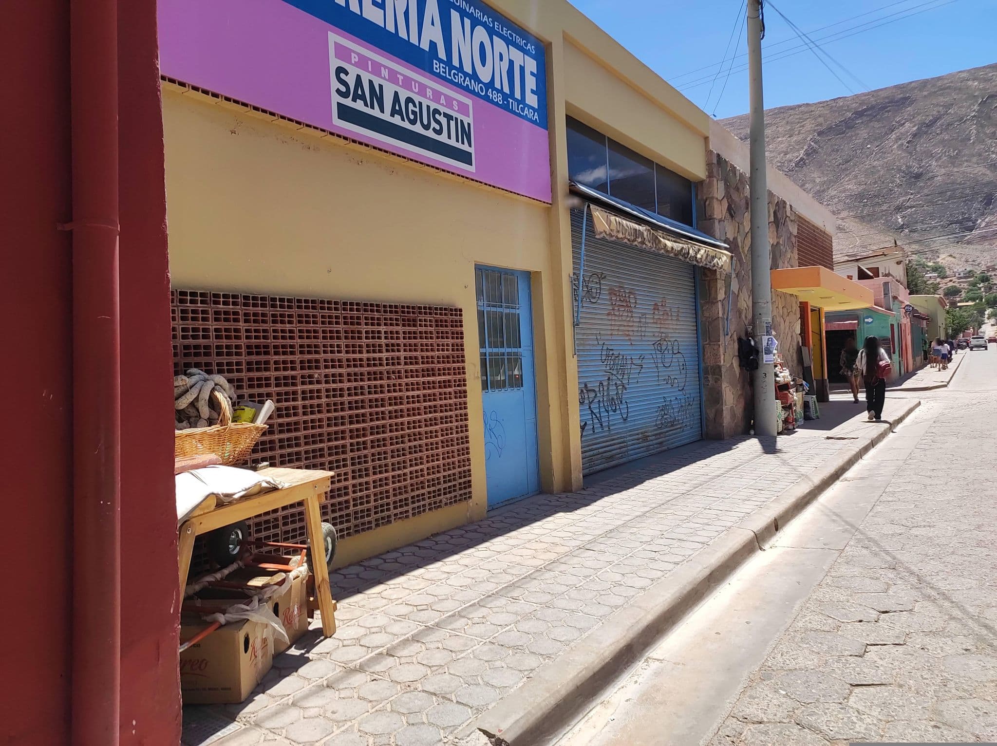 Street view near Gaia Habitaciones Boutique, Tilcara — © diegokrein (CC BY-SA · Mapillary)
