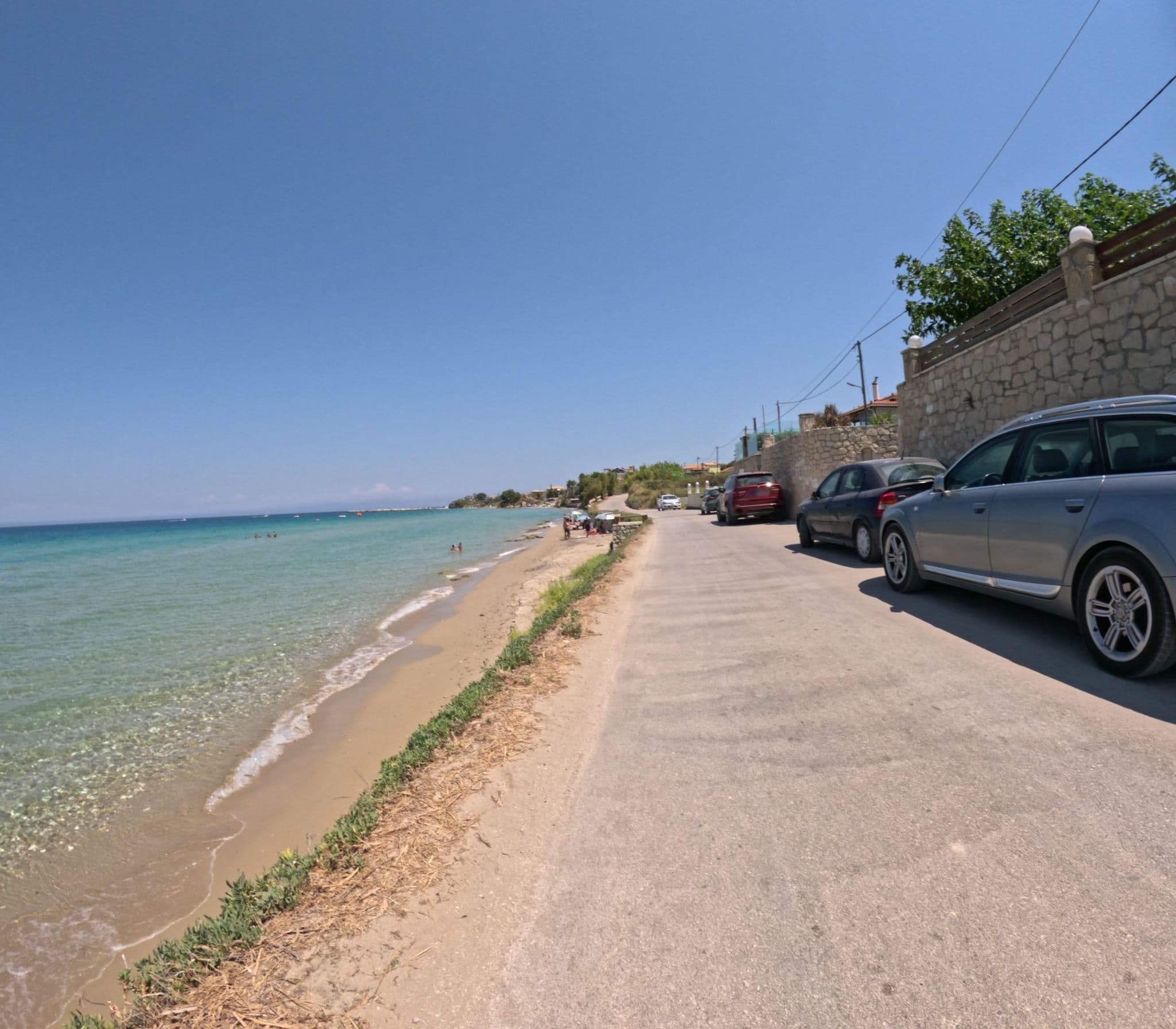 Street view near Playa Del Zante, Katastárion — © krzyk (CC BY-SA · Mapillary)