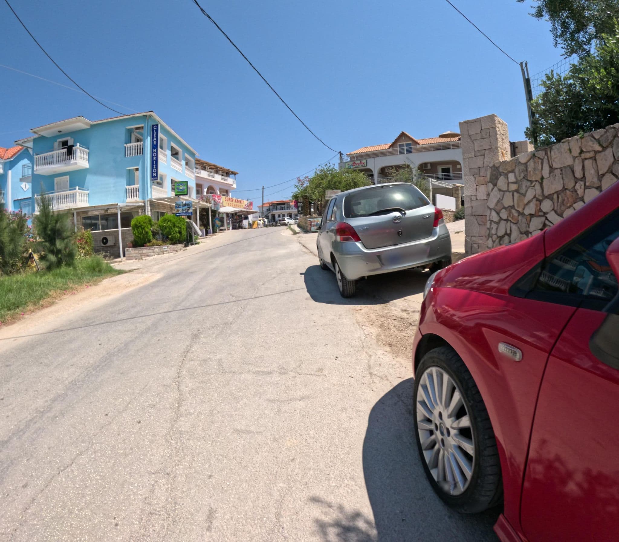 Street view near Amoudi Clear Horizon Studia, Katastárion — © krzyk (CC BY-SA · Mapillary)