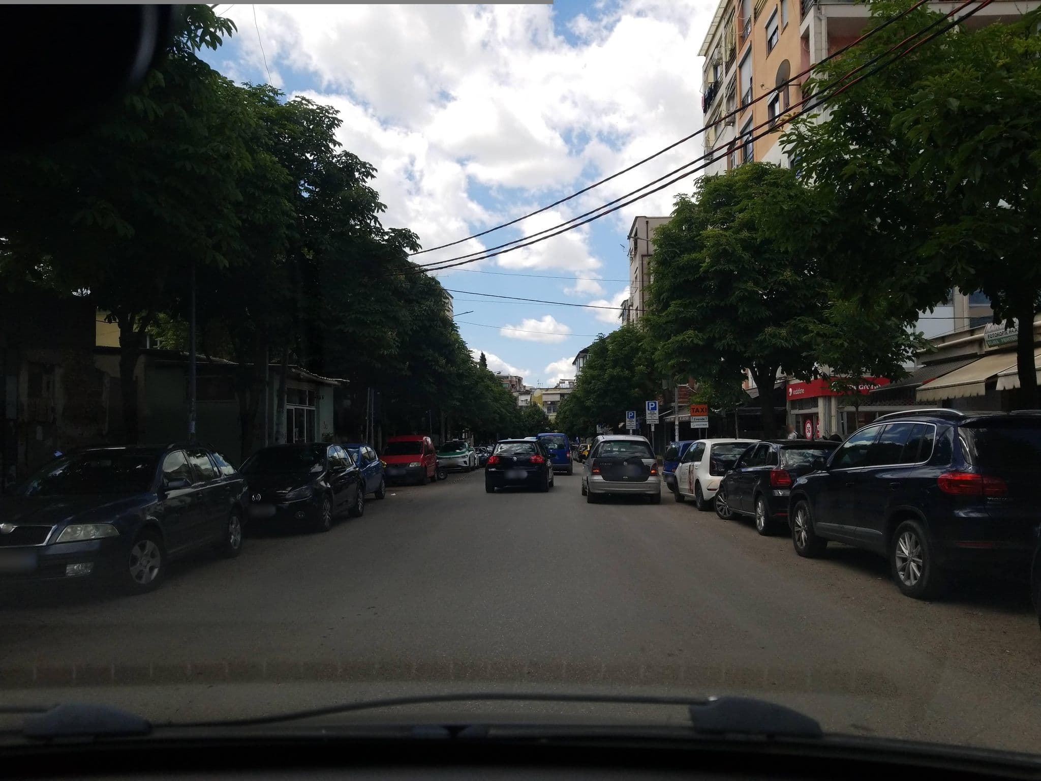 Street view near Hotel Alen, Tirana