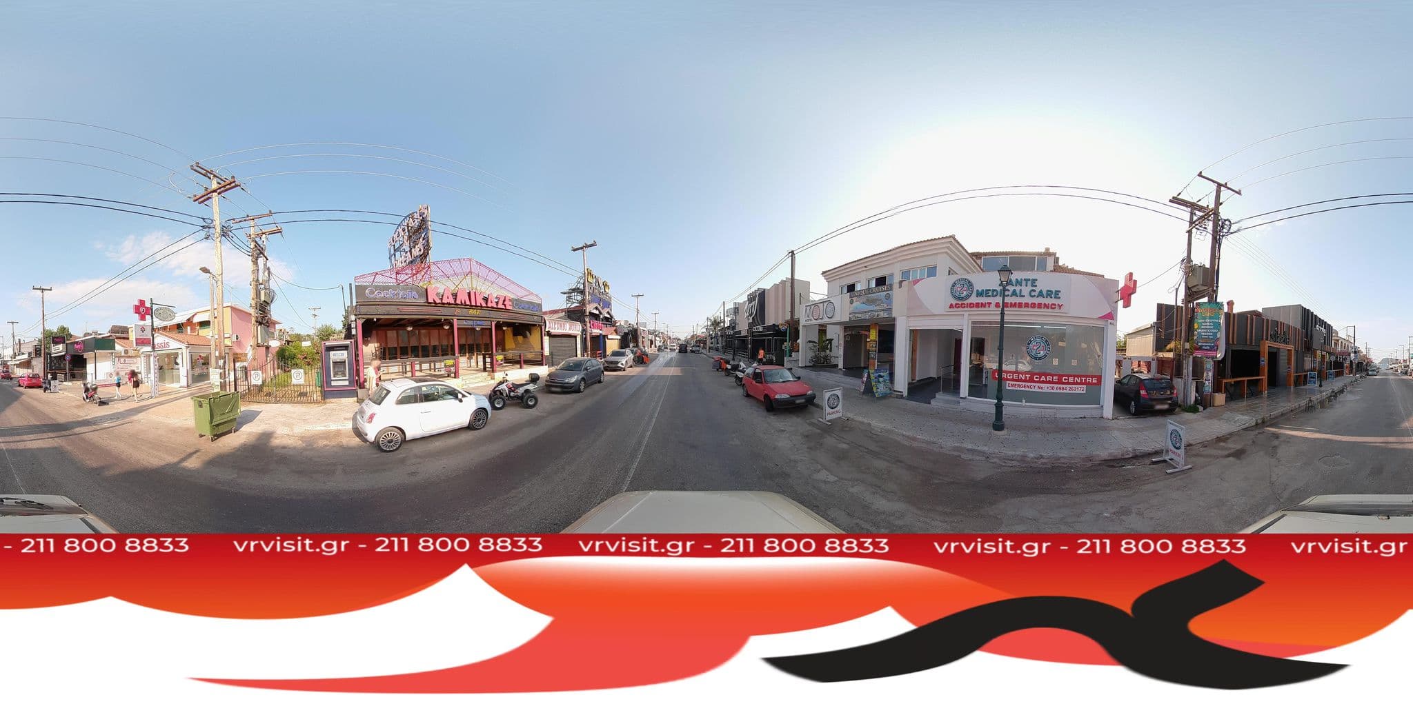 Street view near Νταντοσ - Νταντοσ Αξτεε, Lithakiá — © VRvisit (CC BY-SA · Mapillary)