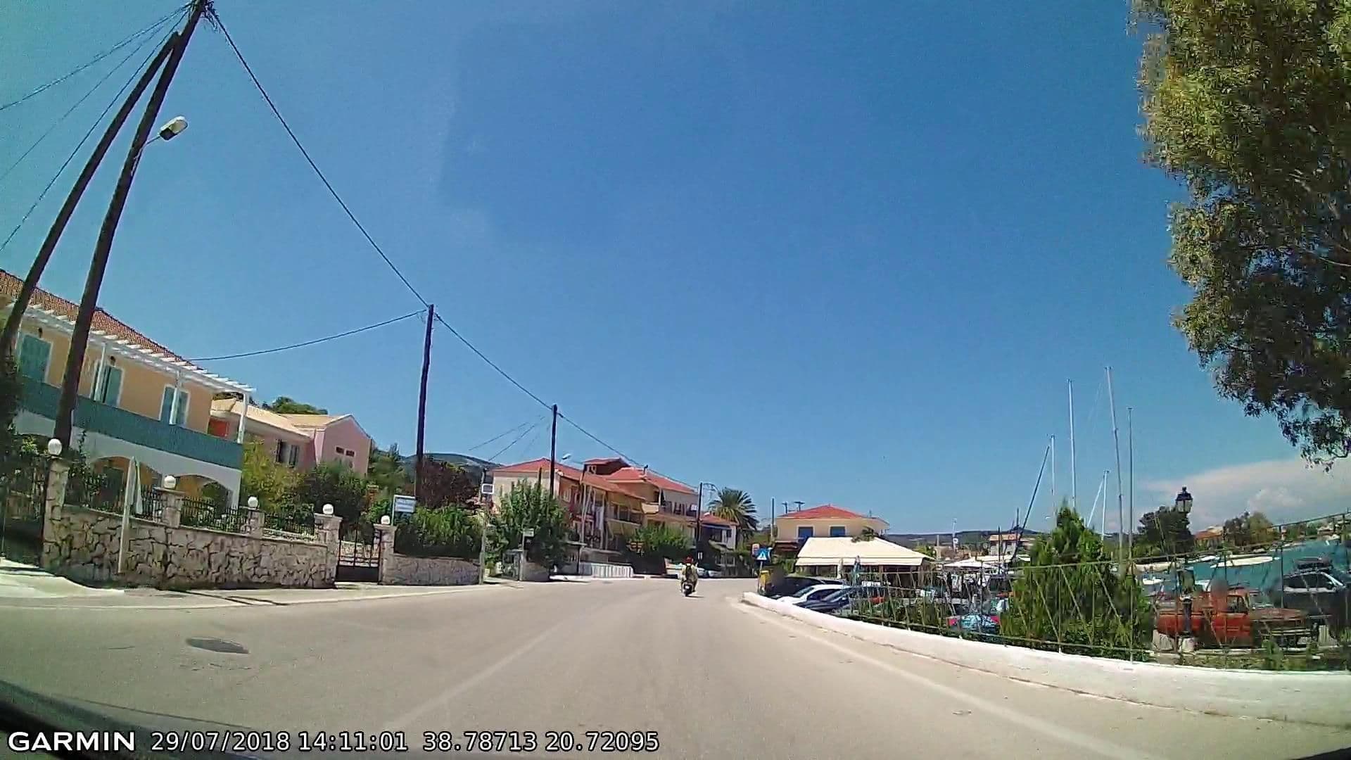 Street view near Tsonas Apartments, Lefkáda — © pppetros (CC BY-SA · Mapillary)