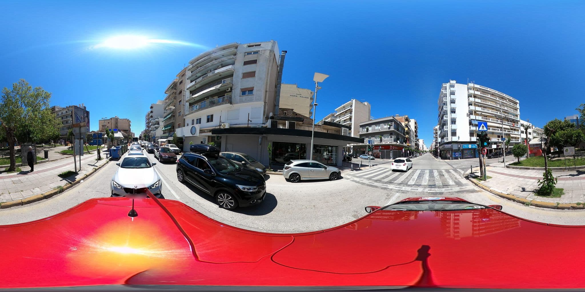 Street view near Marie Palace, Pátra — © nglf (CC BY-SA · Mapillary)