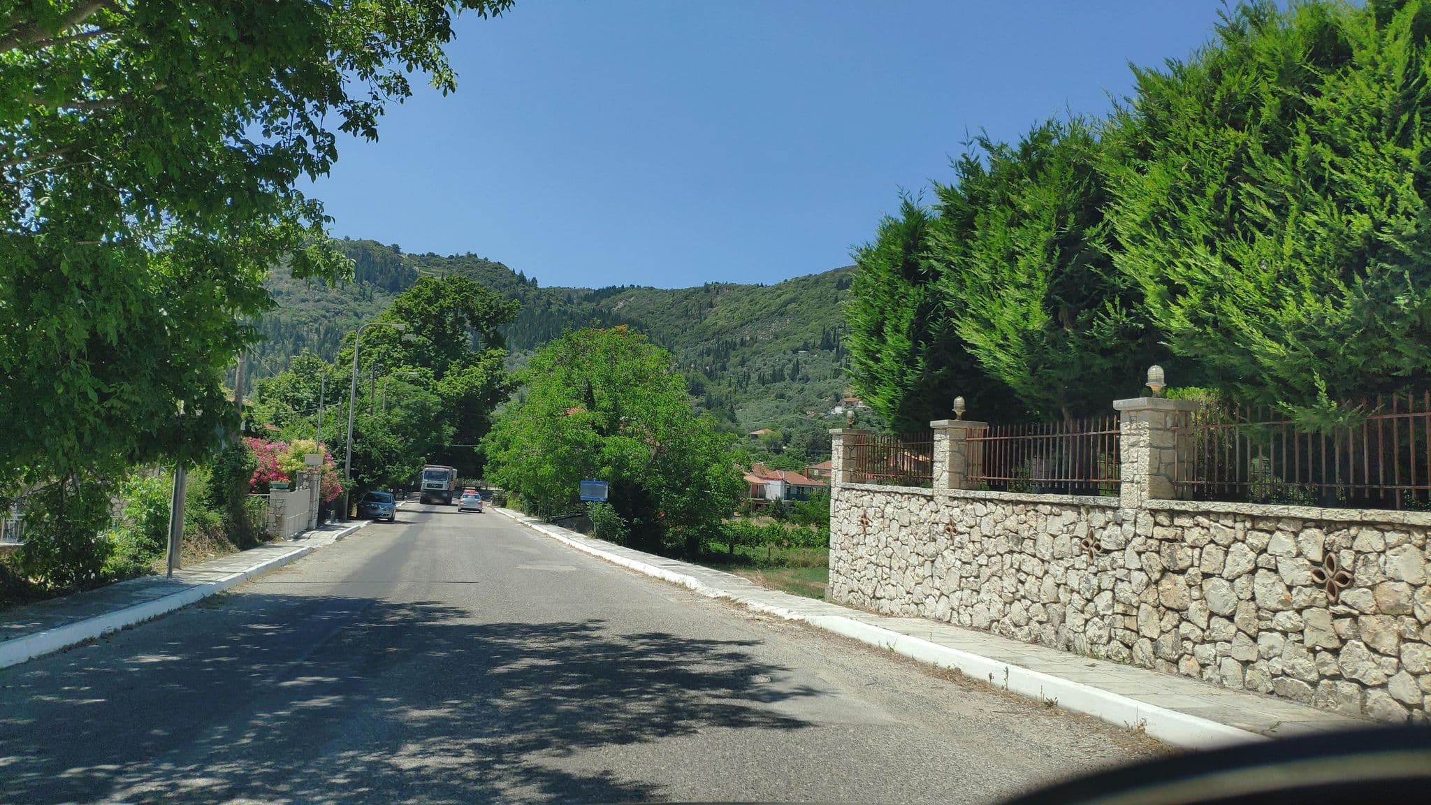 Street view near Prestige Villas, Lefkáda — © pppetros (CC BY-SA · Mapillary)