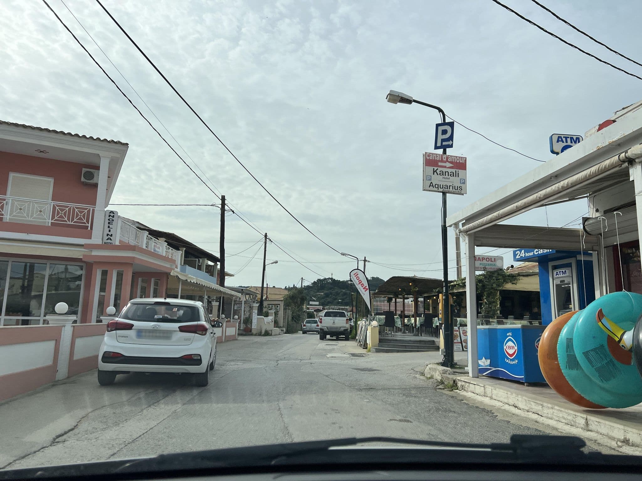 Street view near Angelina Hotel, Agios Georgis — © VMConsulting (CC BY-SA · Mapillary)