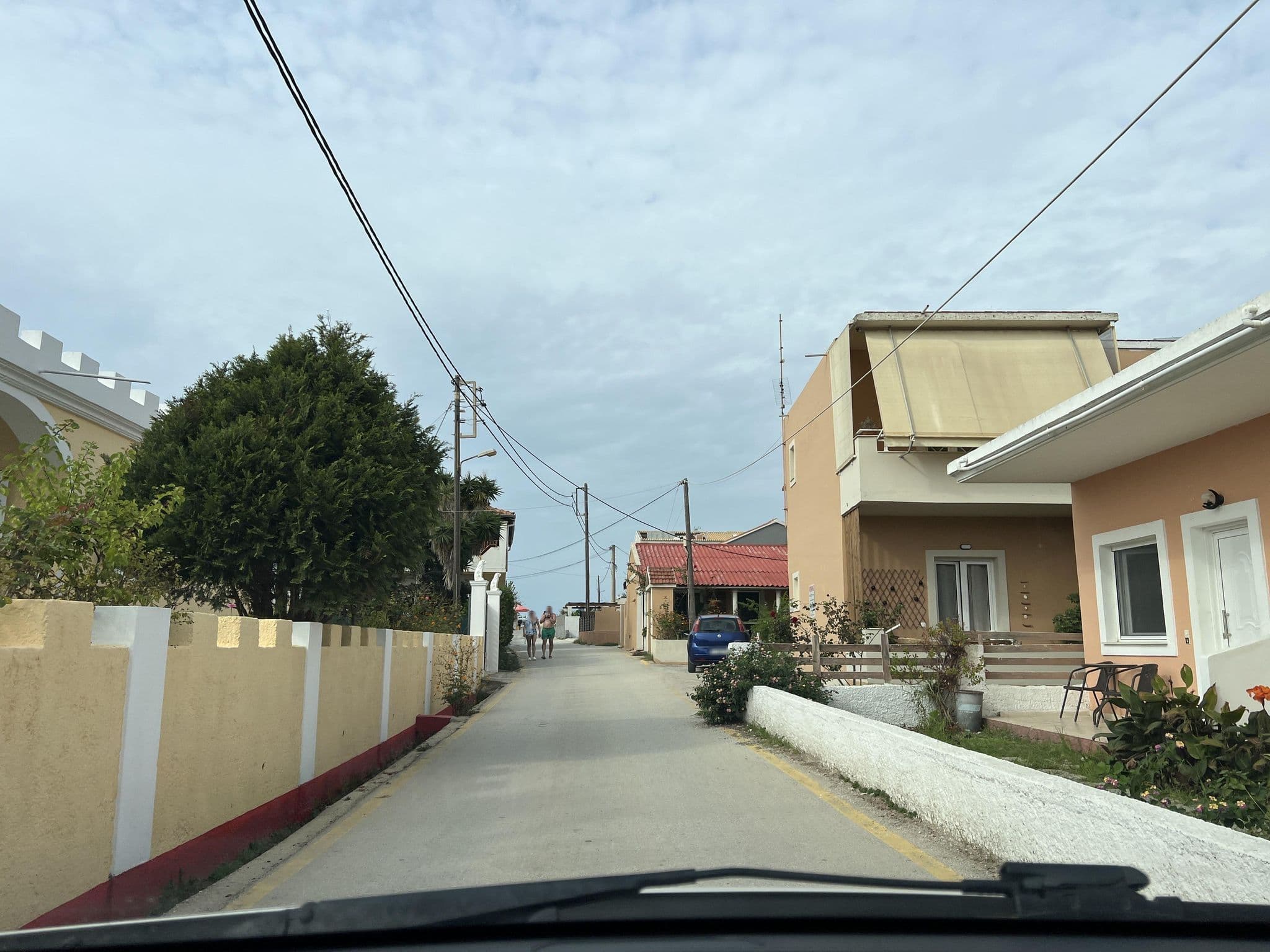 Street view near Natural Blue Apartments, Agios Georgis — © VMConsulting (CC BY-SA · Mapillary)
