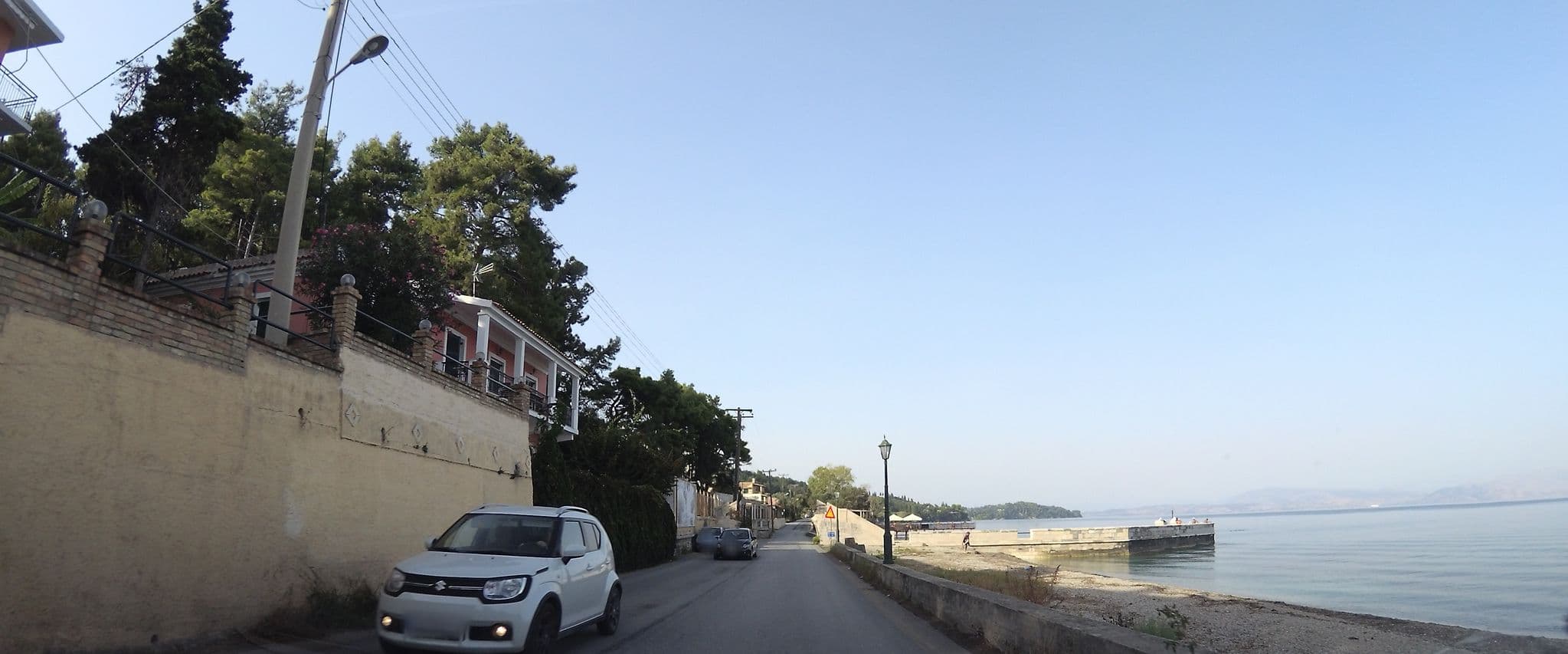 Street view near Empress Corfu, Kynopiástes — © teddy73 (CC BY-SA · Mapillary)