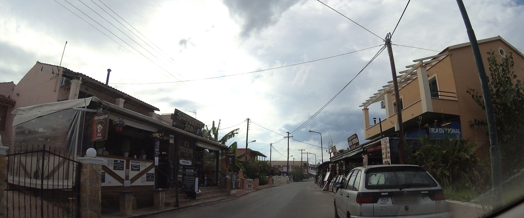 Street view near Toulas apartments 3*, Agios Georgis — © teddy73 (CC BY-SA · Mapillary)
