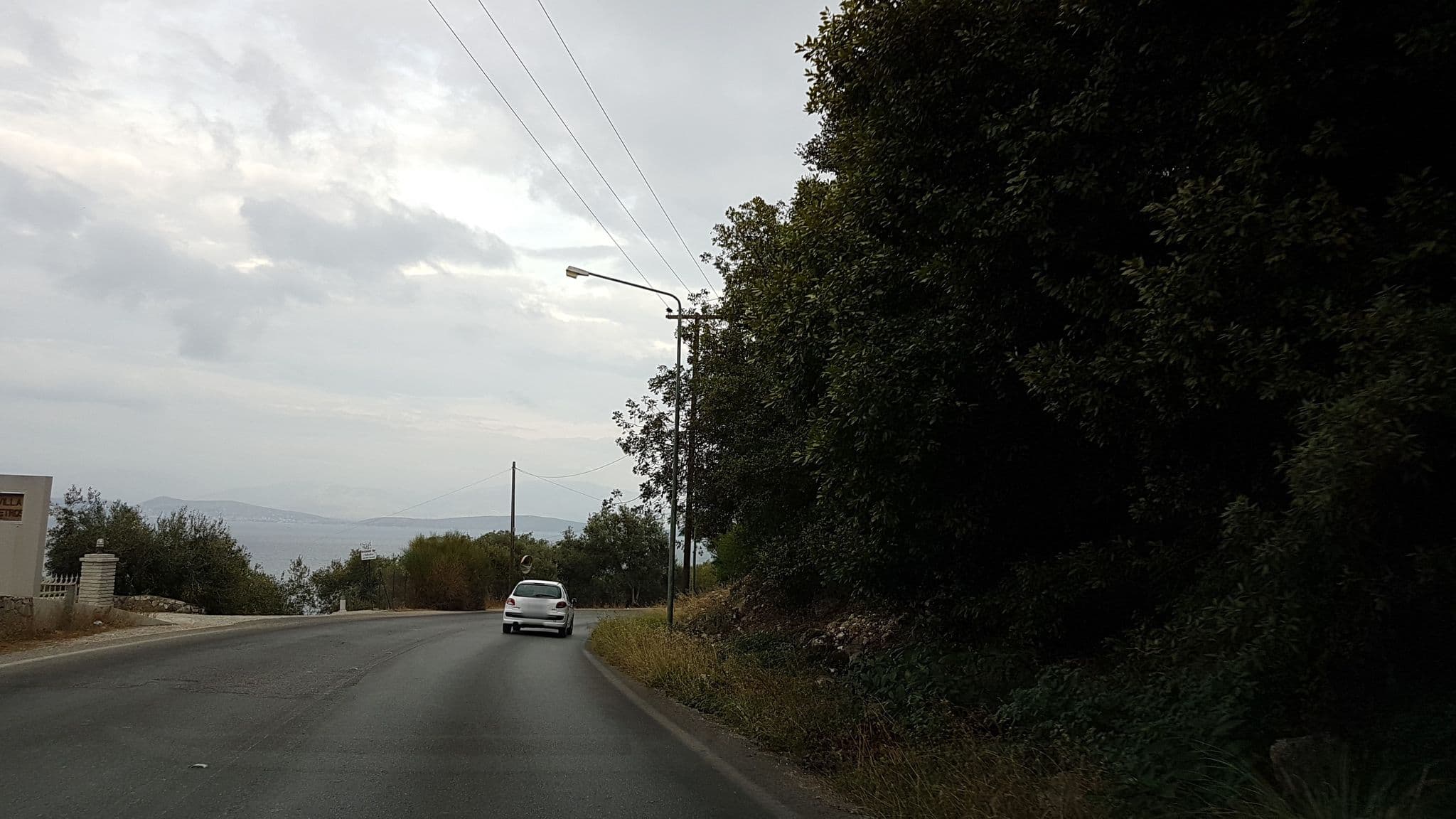 Street view near Villa Irida, Acharávi — © teddy73 (CC BY-SA · Mapillary)