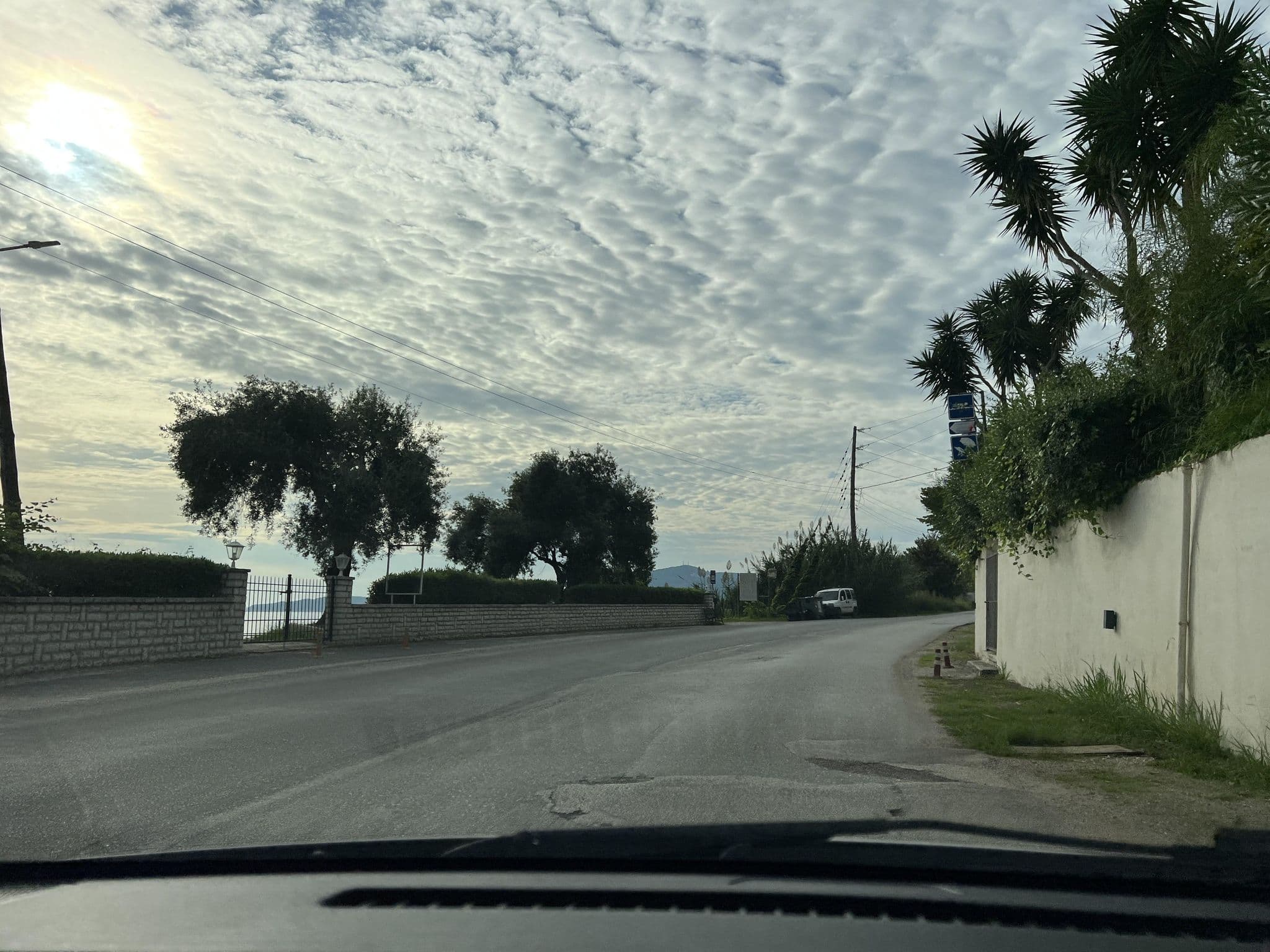 Street view near Aurora beach hotel Corfu, Ágios Matthaíos — © VMConsulting (CC BY-SA · Mapillary)
