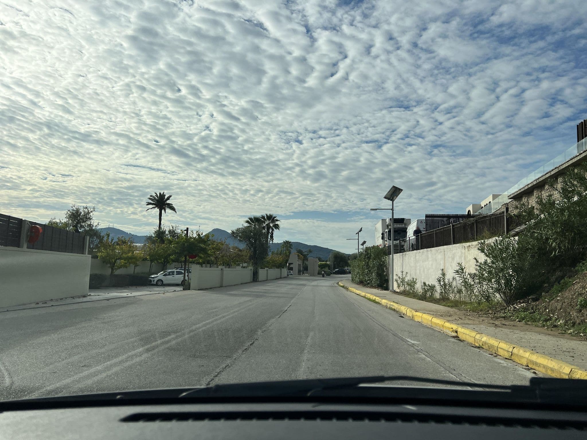 Street view near Domes Miramare, The Luxury Collection, Ágios Matthaíos — © VMConsulting (CC BY-SA · Mapillary)