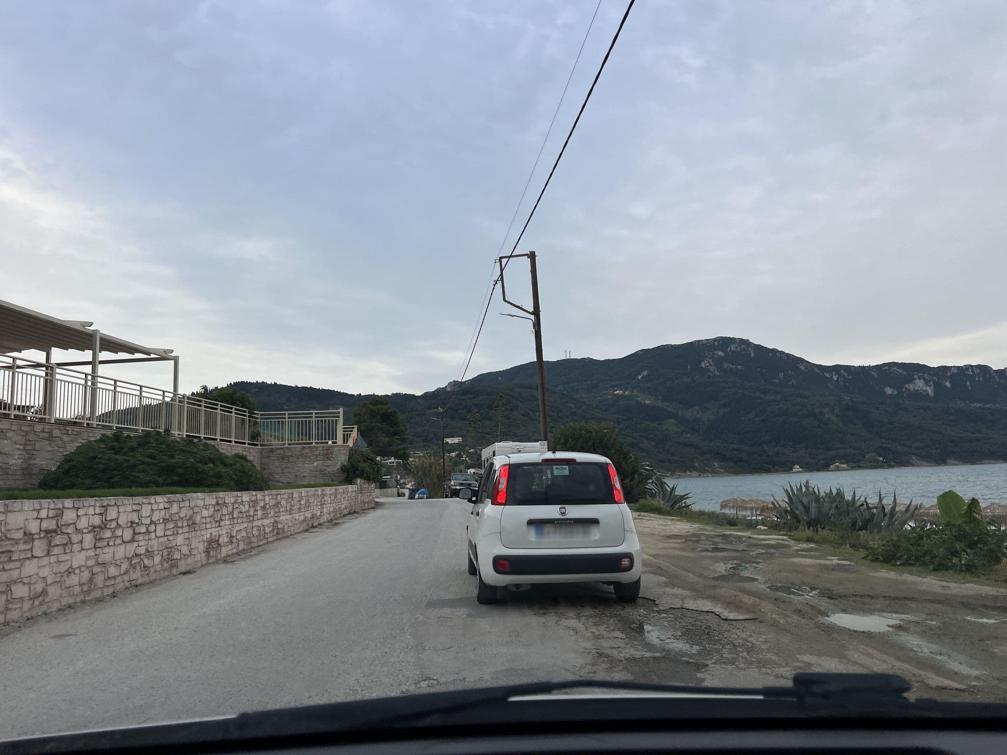 Street view near Costas Golden beach hotel, Agios Georgis — © VMConsulting (CC BY-SA · Mapillary)