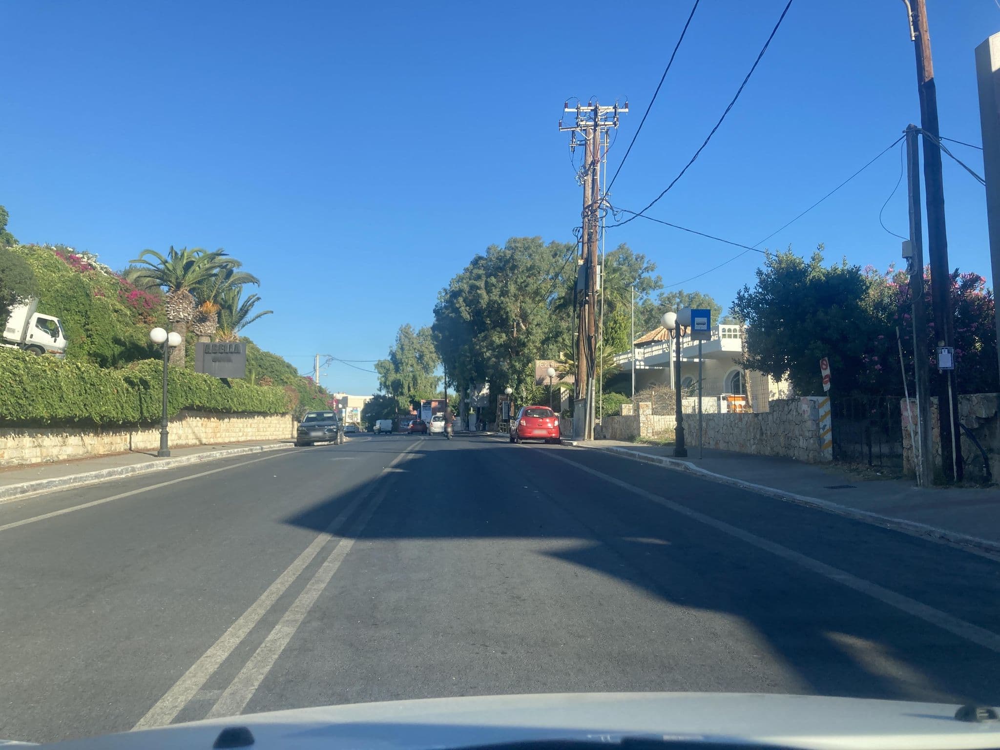 Street view near Armonia Apartments, Galatás — © fod (CC BY-SA · Mapillary)