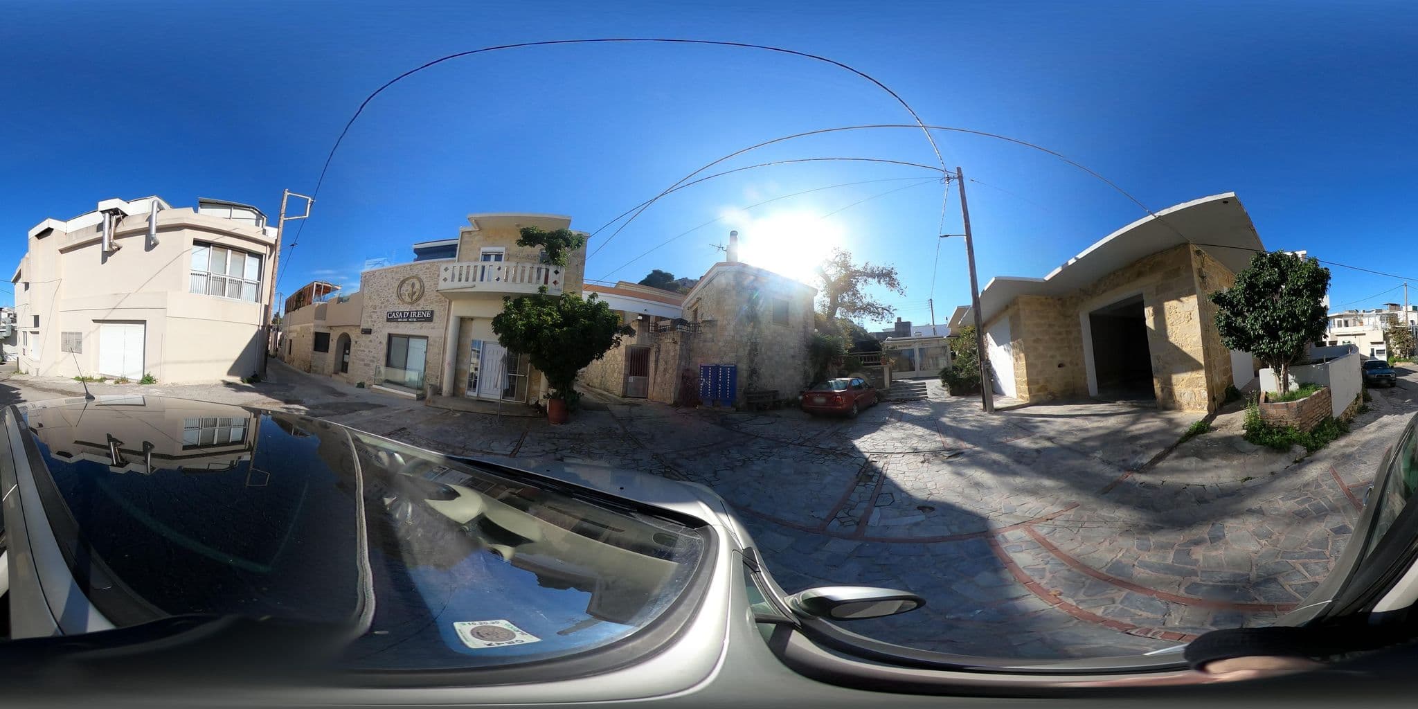 Street view near Casa D’irene, Kíssamos — © alexbartzokas (CC BY-SA · Mapillary)