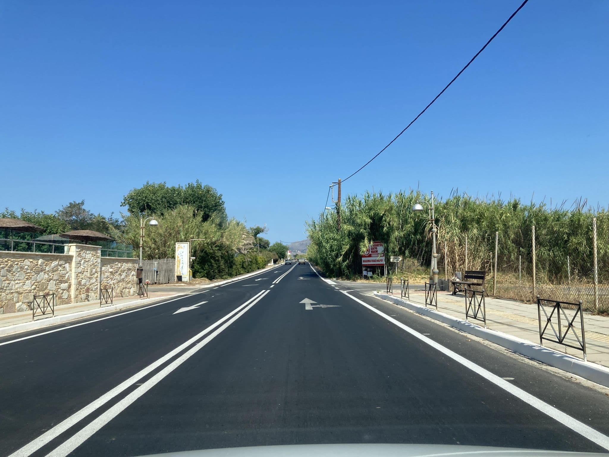 Street view near Mistral Hotel, Kolympári — © fod (CC BY-SA · Mapillary)