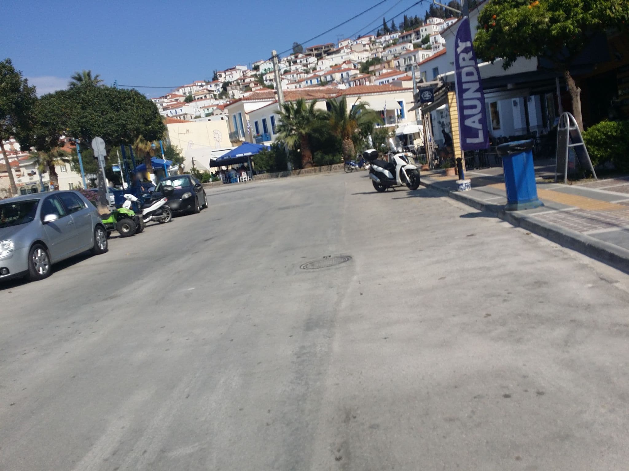 Street view near Villa Tryfon, Póros — © pppetros (CC BY-SA · Mapillary)