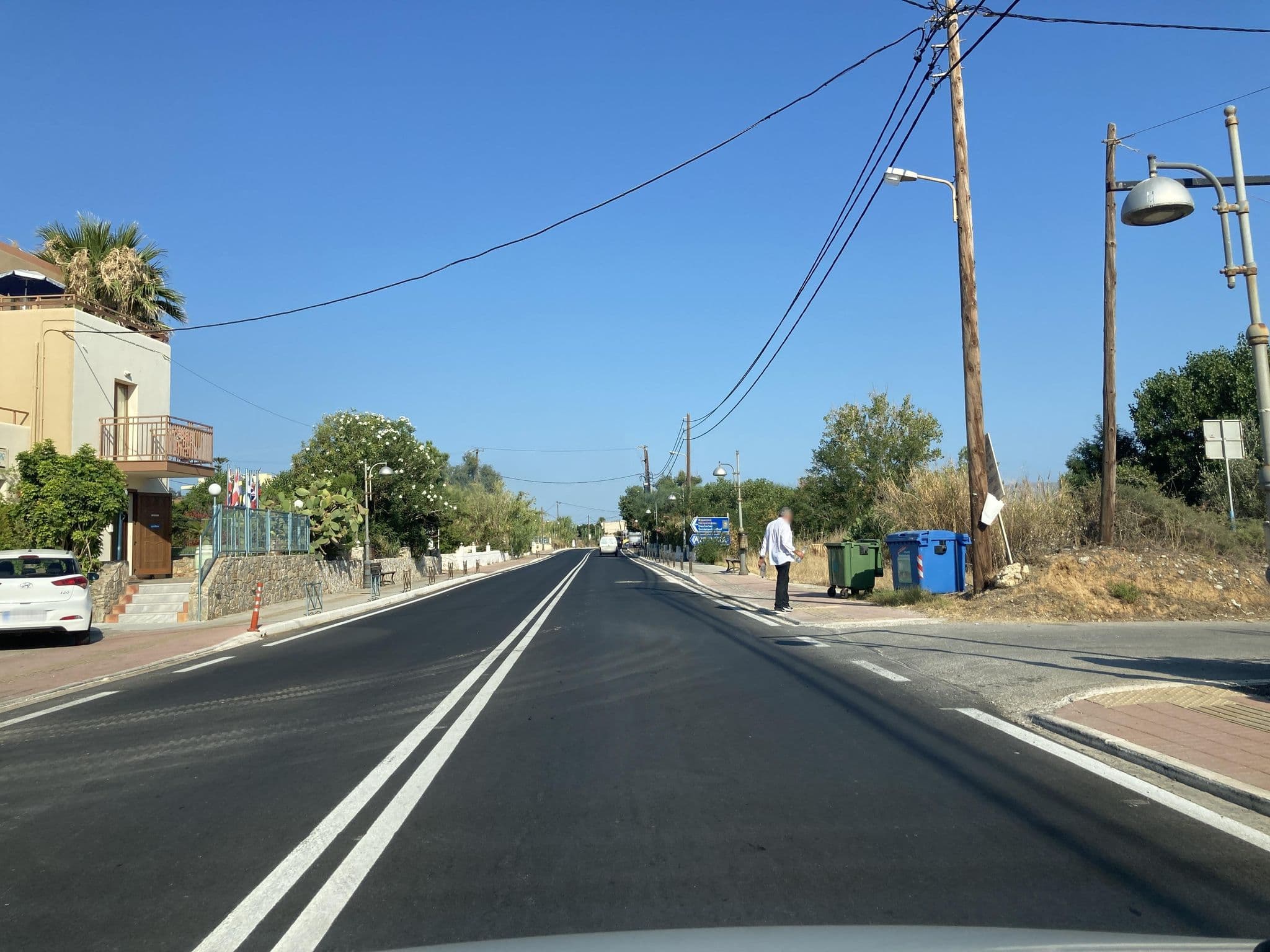 Street view near Alexandros M Hotel, Kolympári — © fod (CC BY-SA · Mapillary)