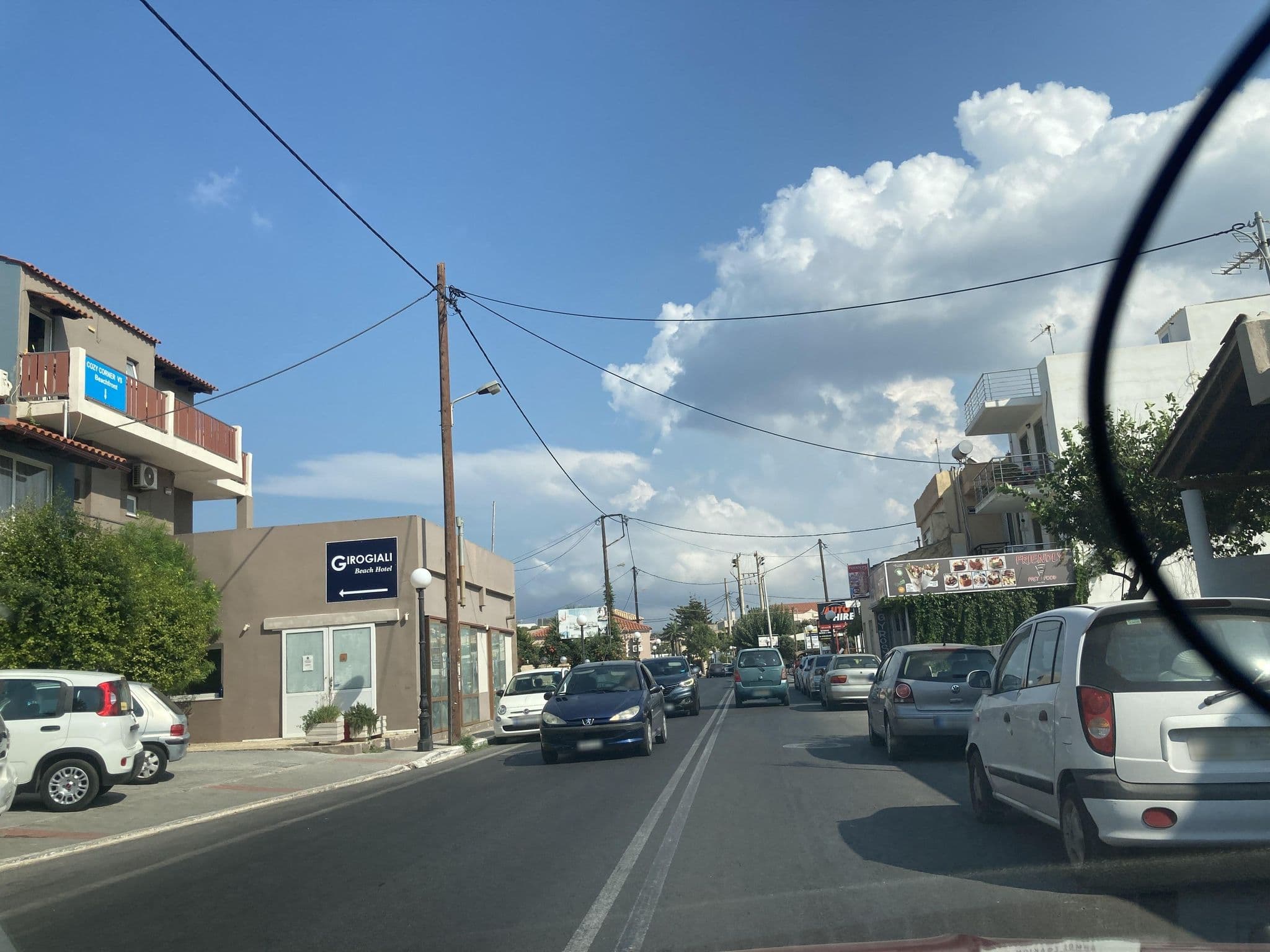 Street view near Girogiali Hotel, Galatás — © fod (CC BY-SA · Mapillary)