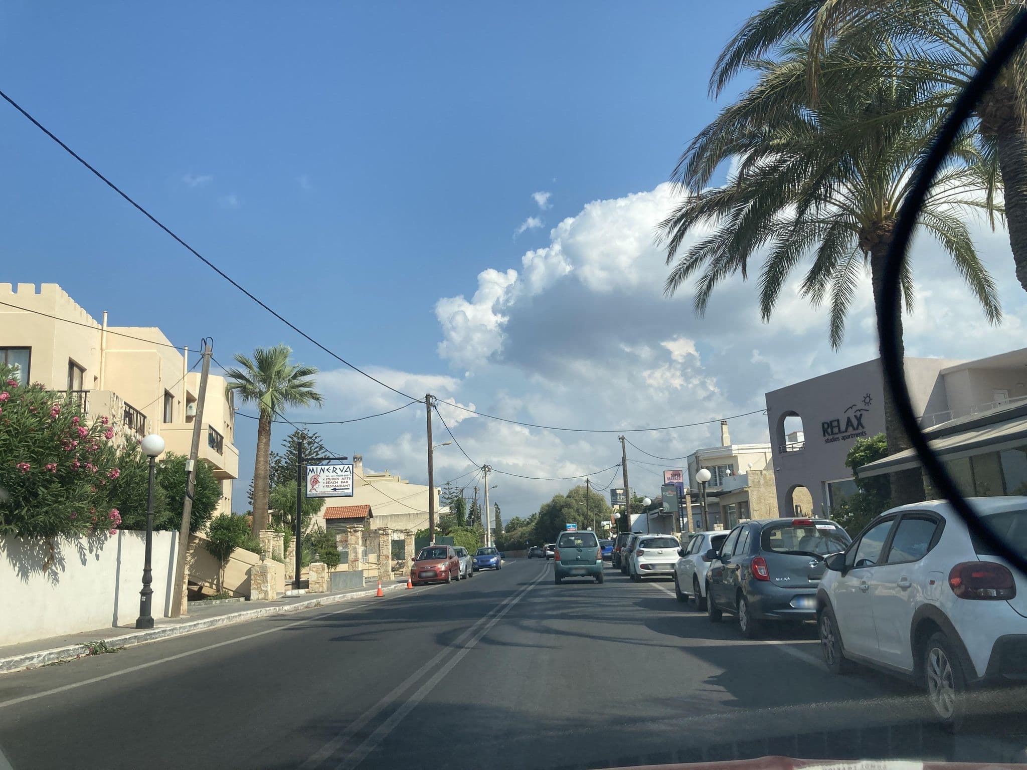 Street view near Iolida Beach Reception, Galatás — © fod (CC BY-SA · Mapillary)