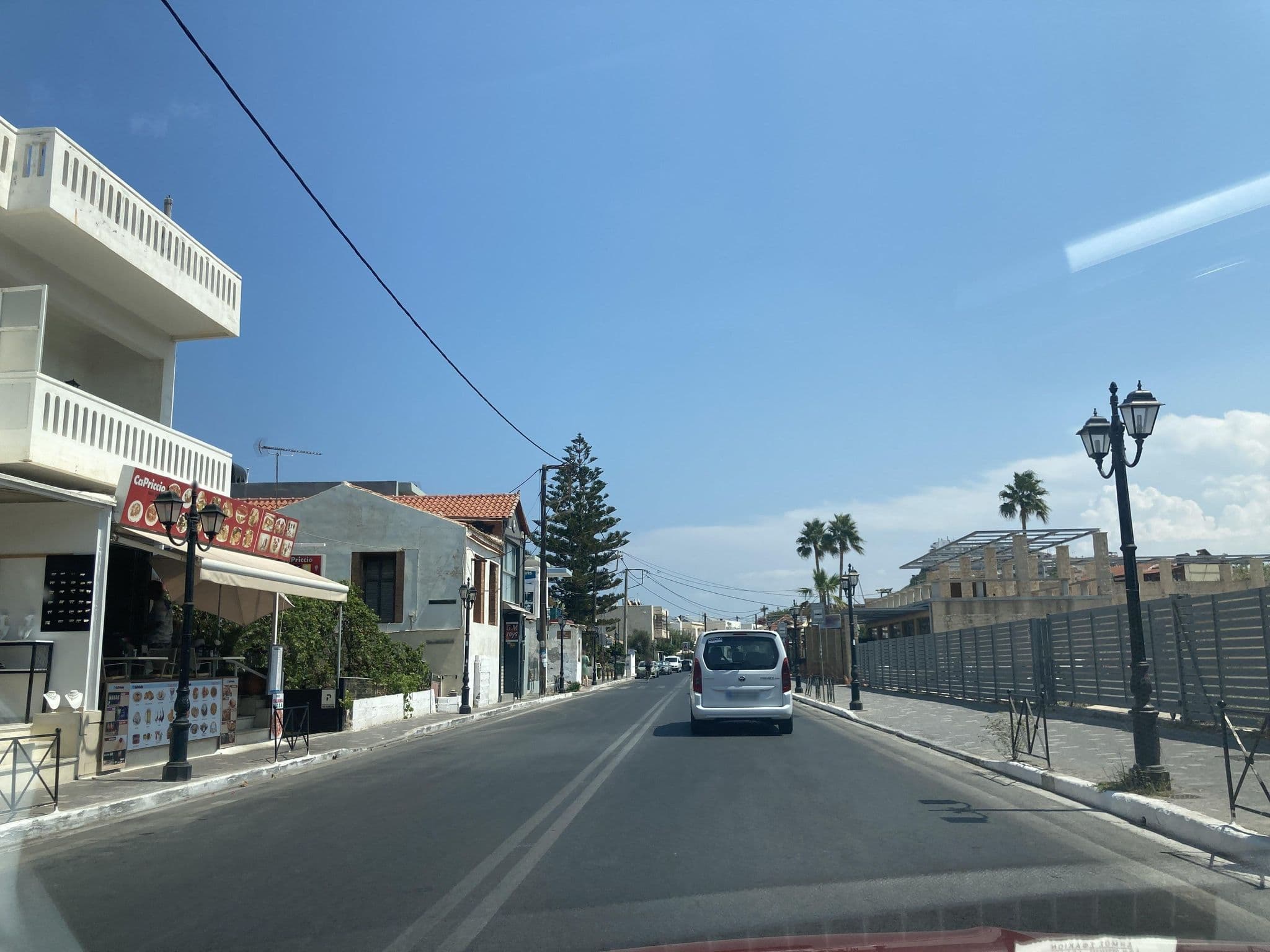 Street view near Platanias Mare Hotel, Galatás — © fod (CC BY-SA · Mapillary)
