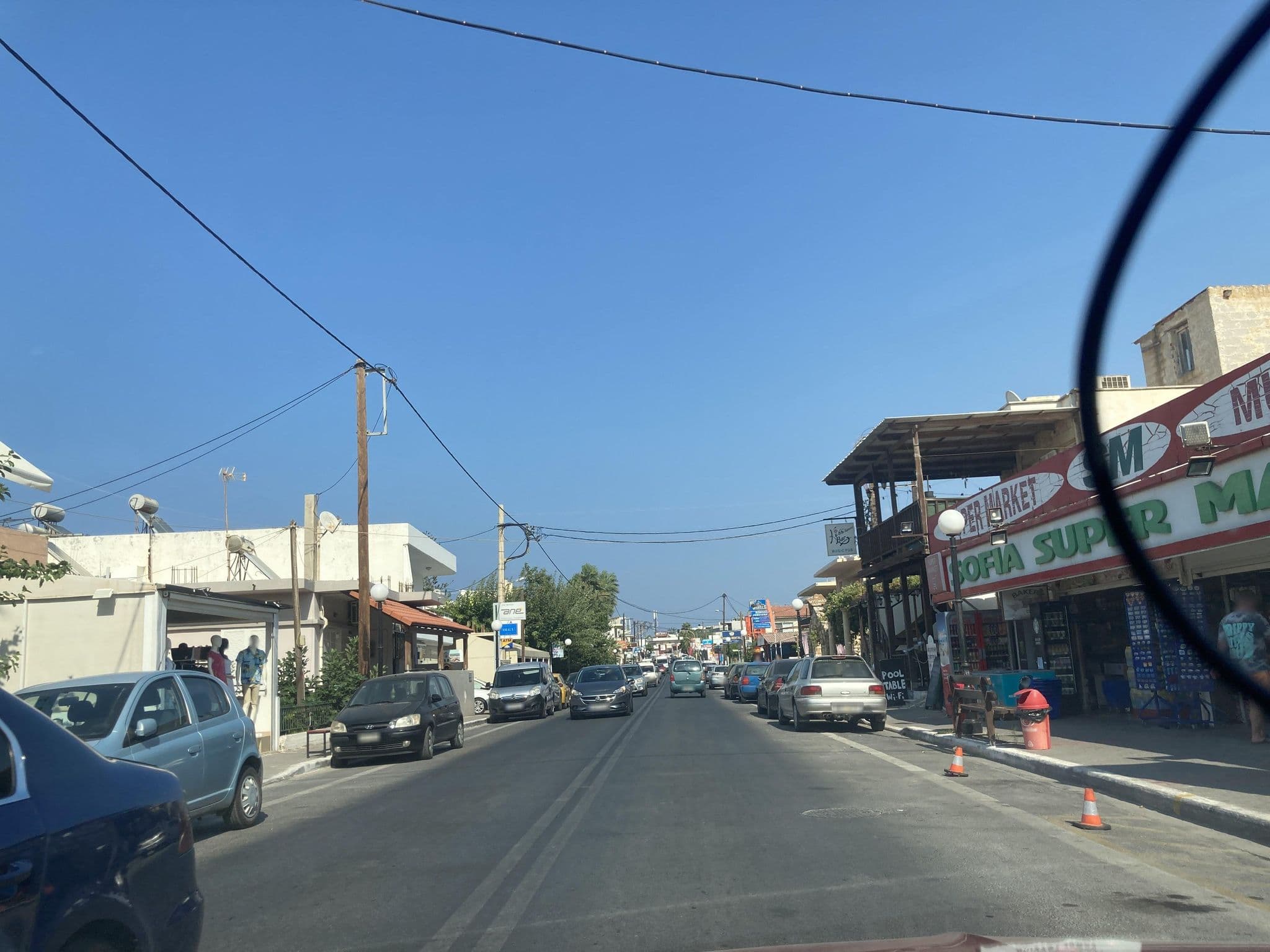 Street view near Manolia Dream apartment, Galatás — © fod (CC BY-SA · Mapillary)