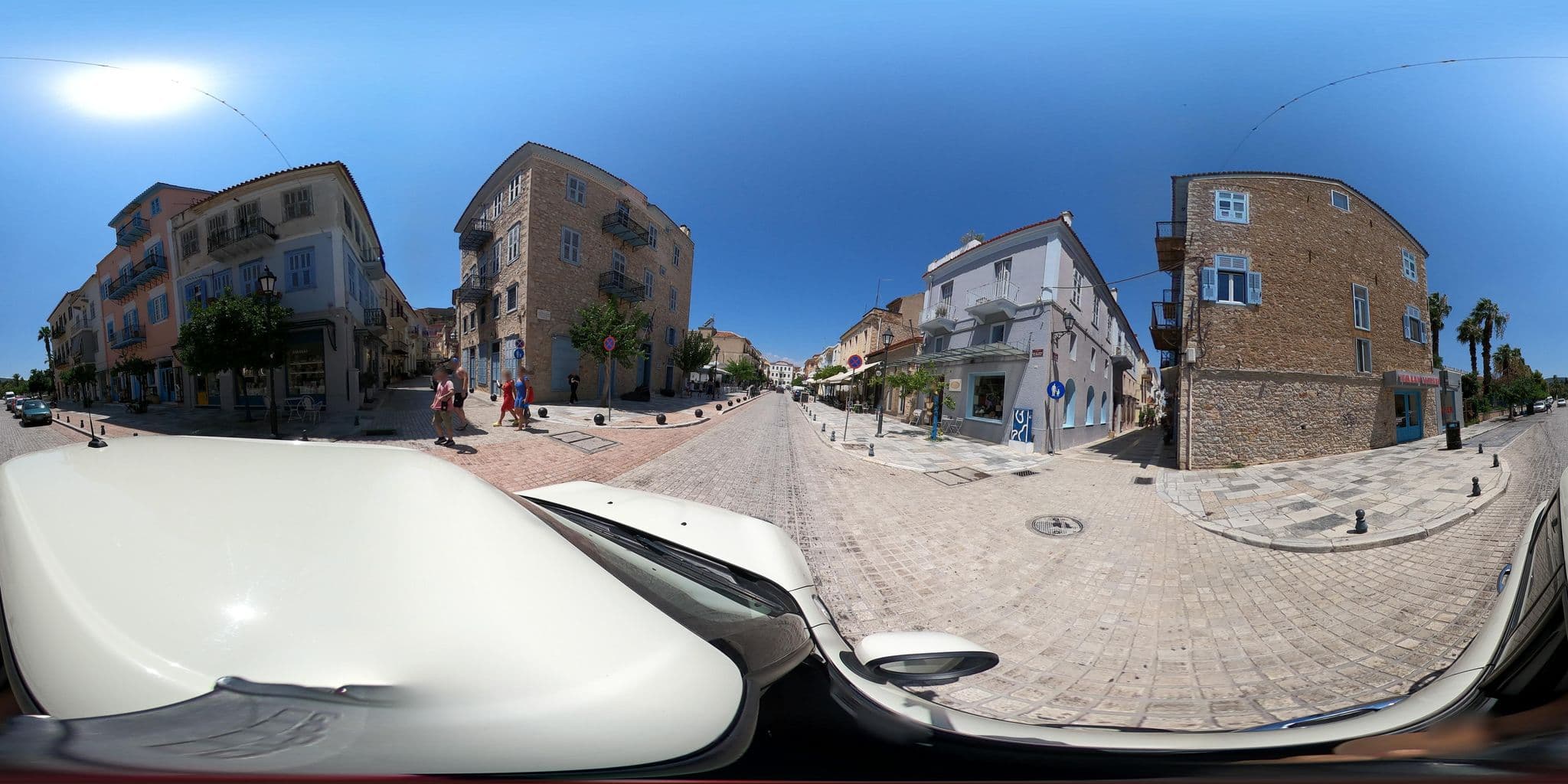 Street view near Messini Pension, Náfplio — © efikour (CC BY-SA · Mapillary)