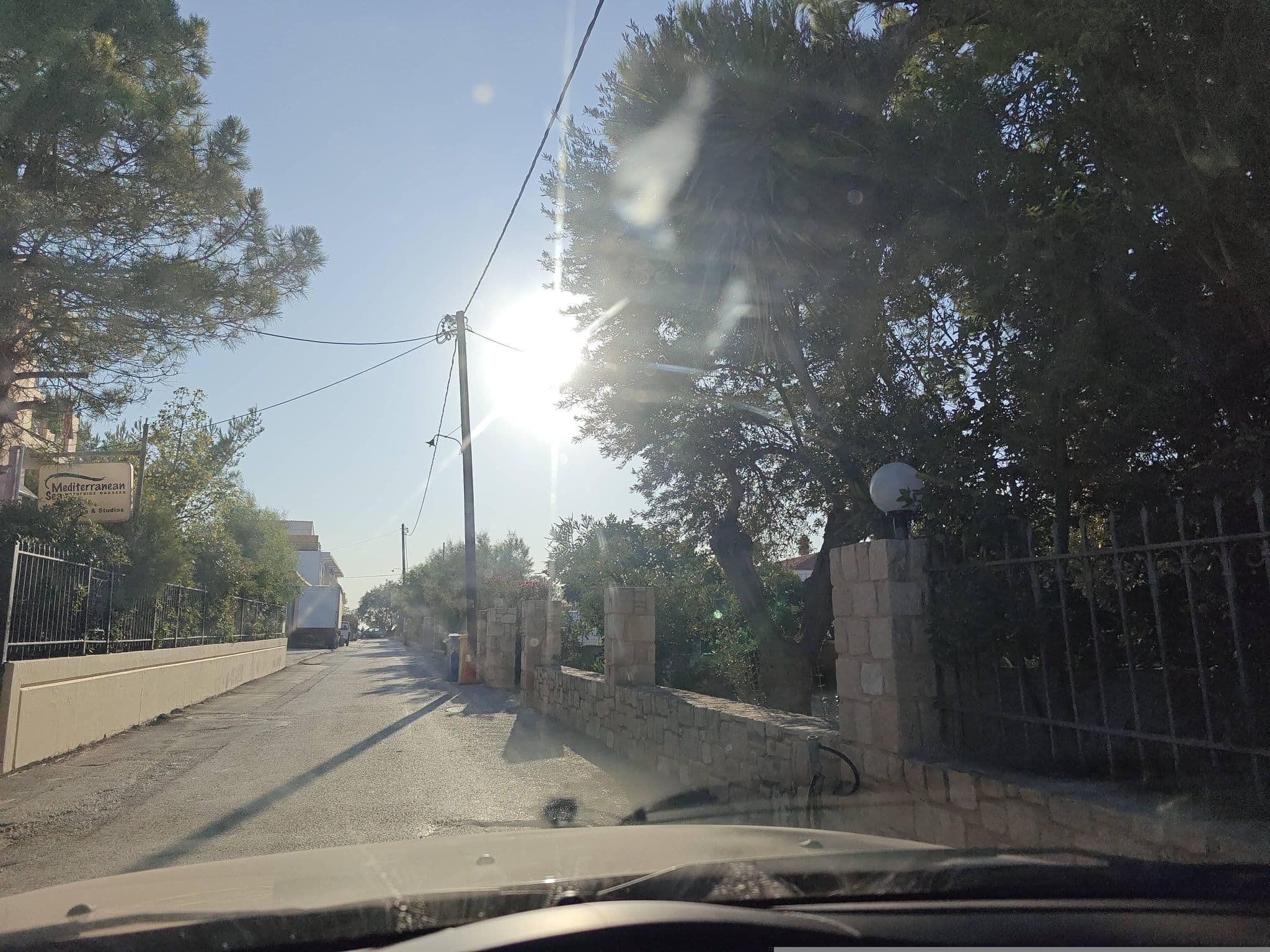 Street view near Mediterranean Sea, Palaióchora — © grkpete (CC BY-SA · Mapillary)