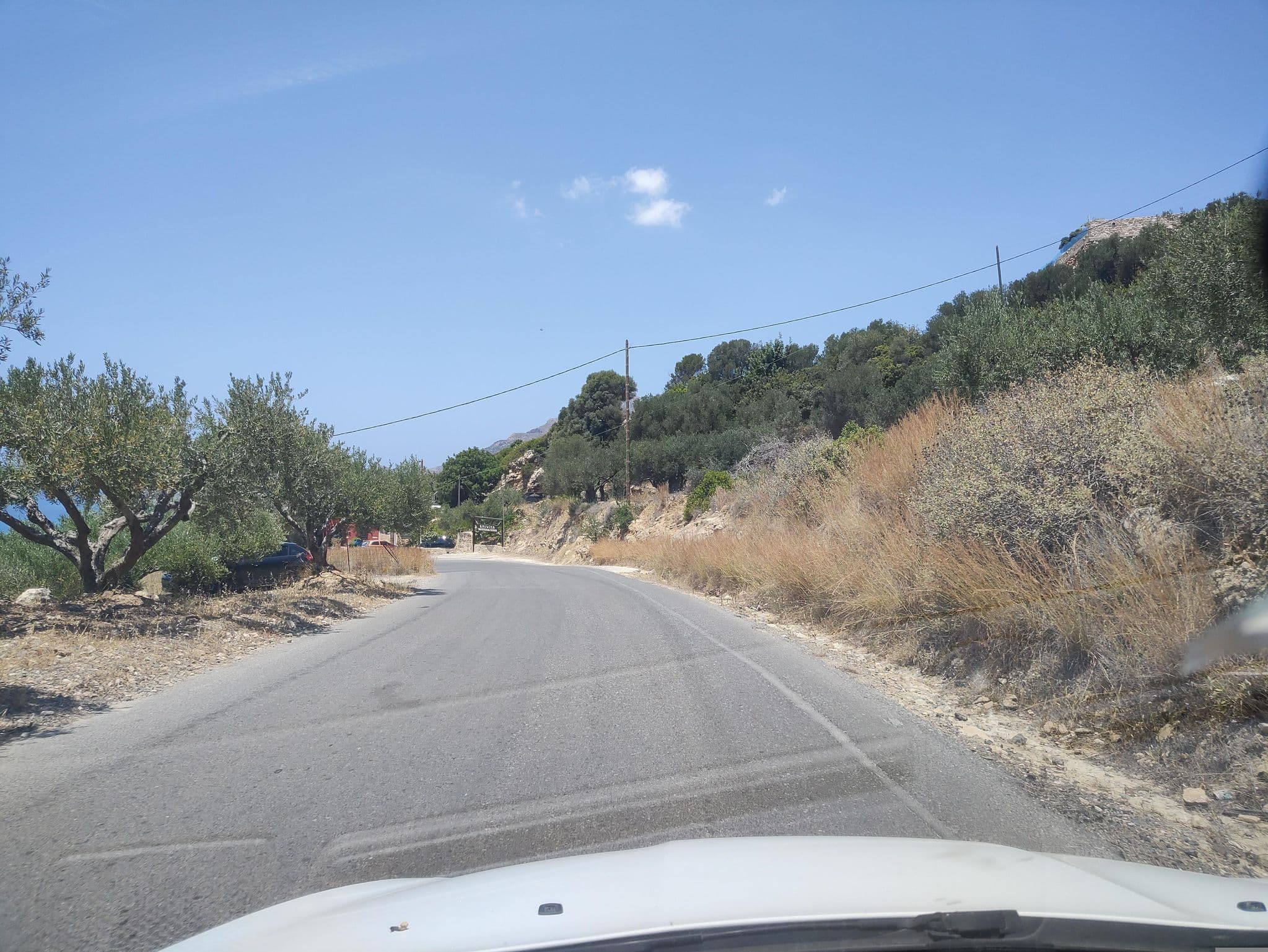 Street view near Elia Hotel, Kíssamos — © stefan4614 (CC BY-SA · Mapillary)