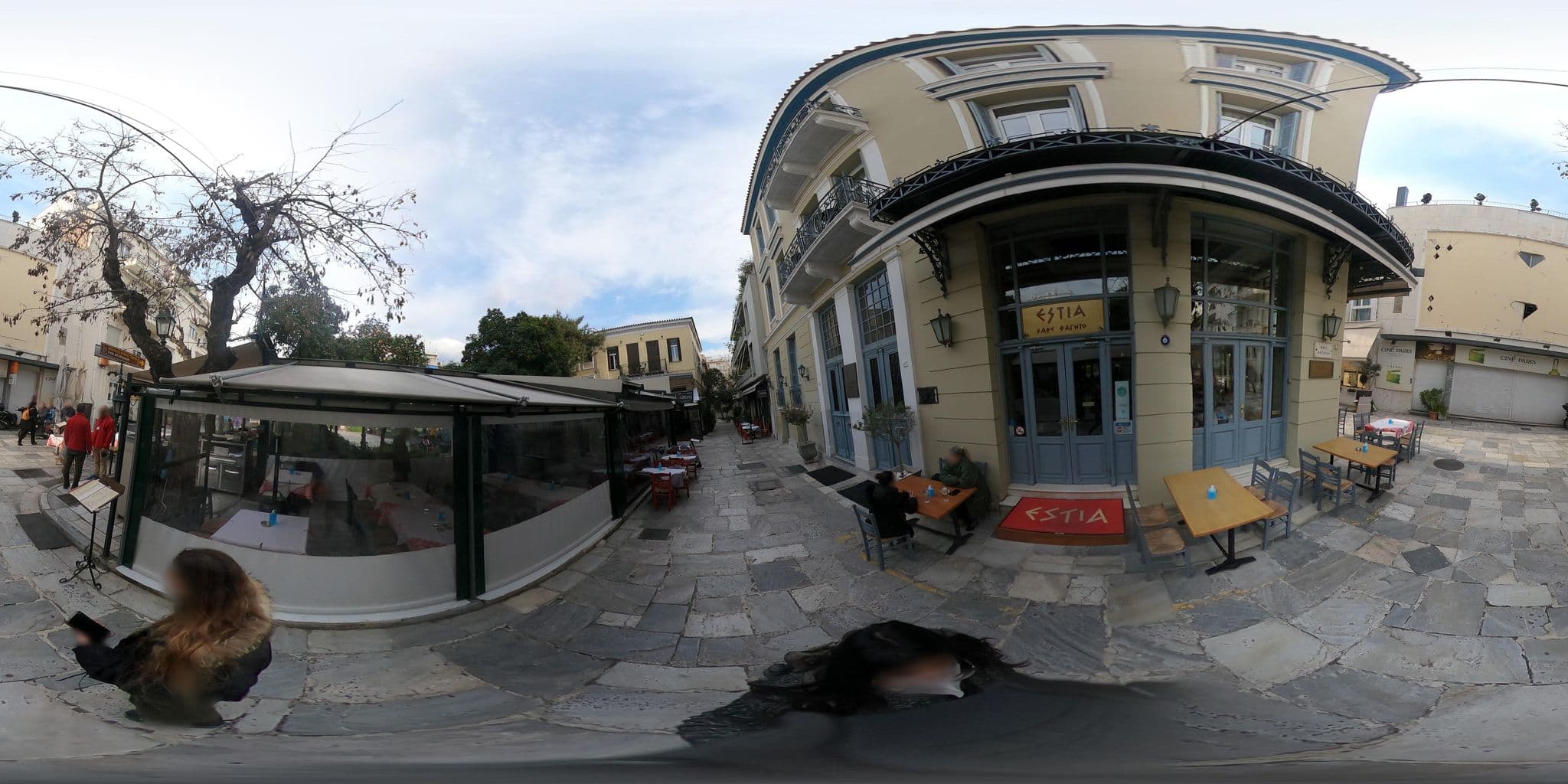 Street view near Palladian Home, Athens — © sokoukou (CC BY-SA · Mapillary)