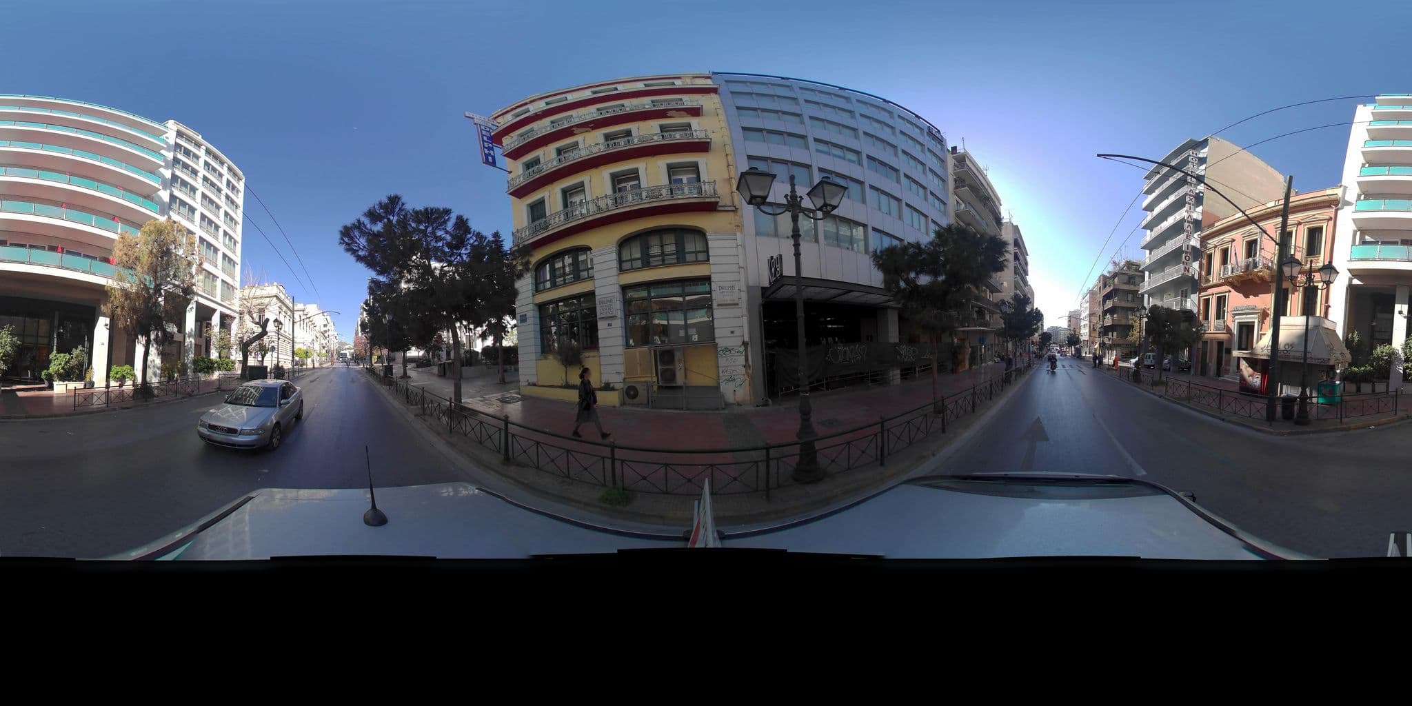 Street view near Best Western Pythagorion Hotel, Athens — © zaf3kala (CC BY-SA · Mapillary)